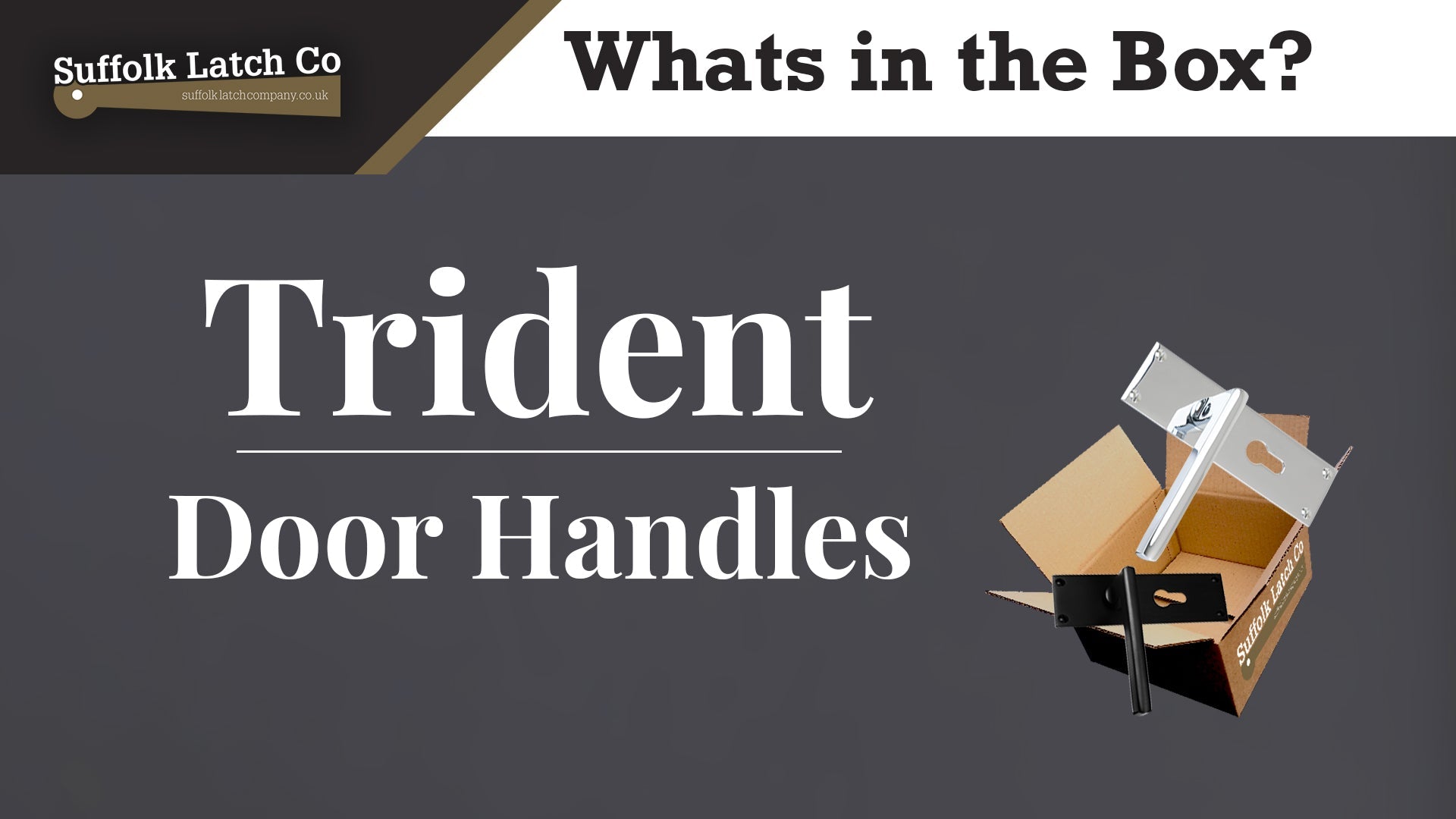 What's in the box: Trident Door Handles