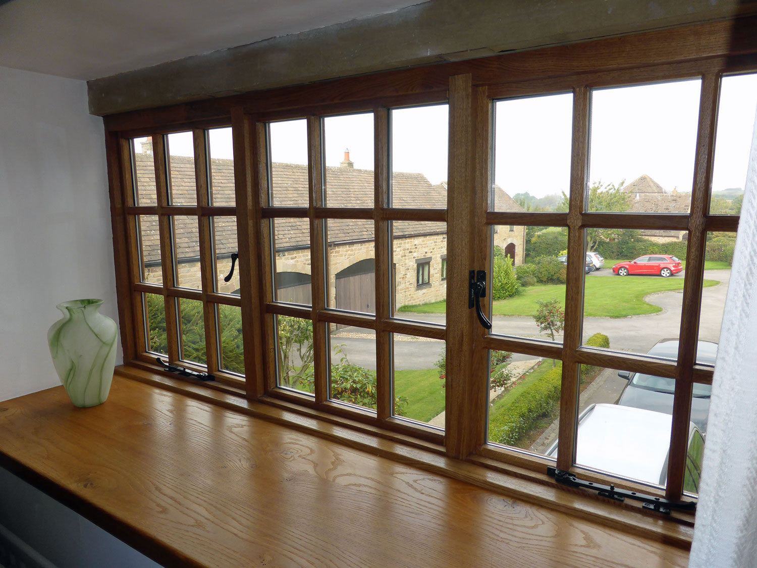 Pear Drop Window Furniture on European Oak Window