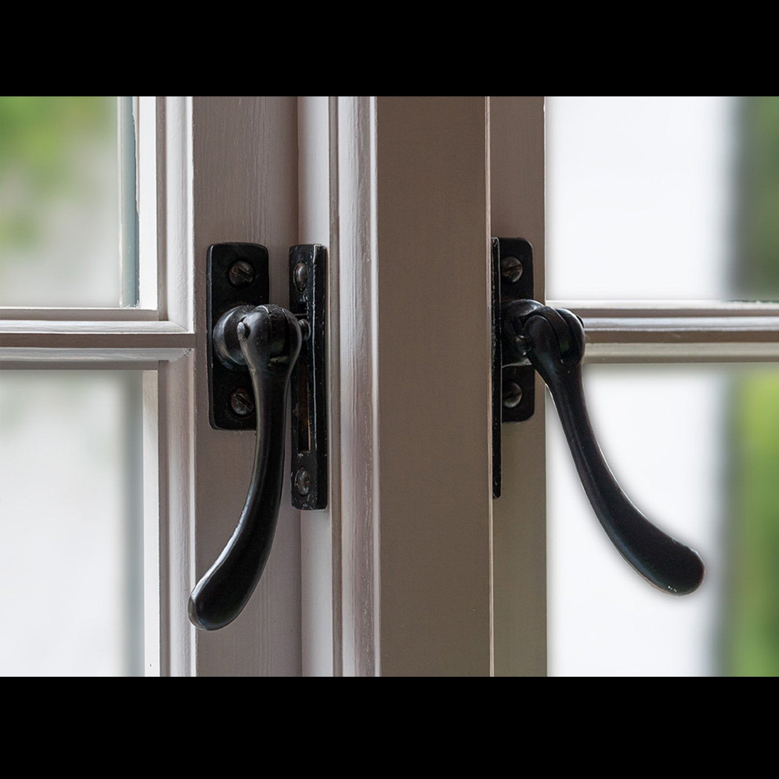 Cast Iron Black Window Stays & Fasteners