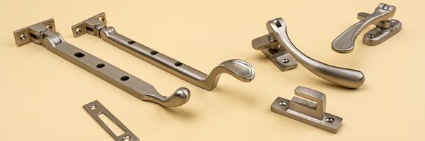 satin nickel window furniture