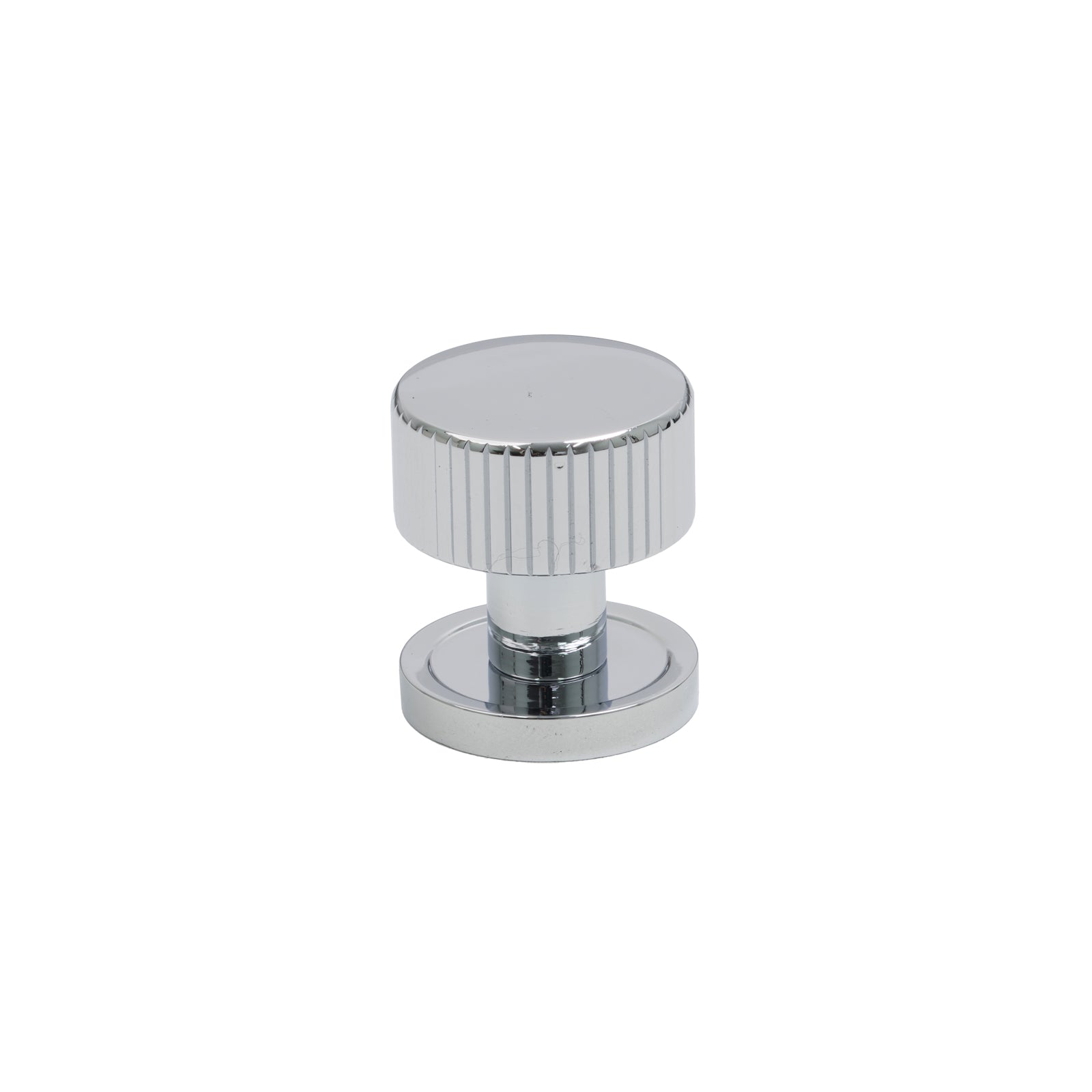 25mm Polished Chrome Judd Cabinet Knob - Round Rose