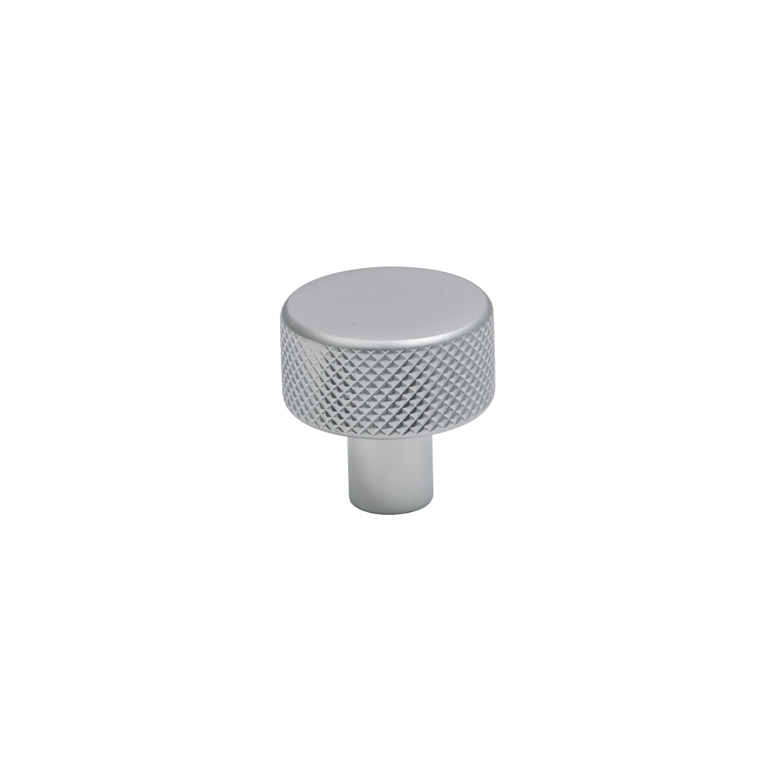 25mm Satin Chrome Brompton Cabinet Knob - No Rose