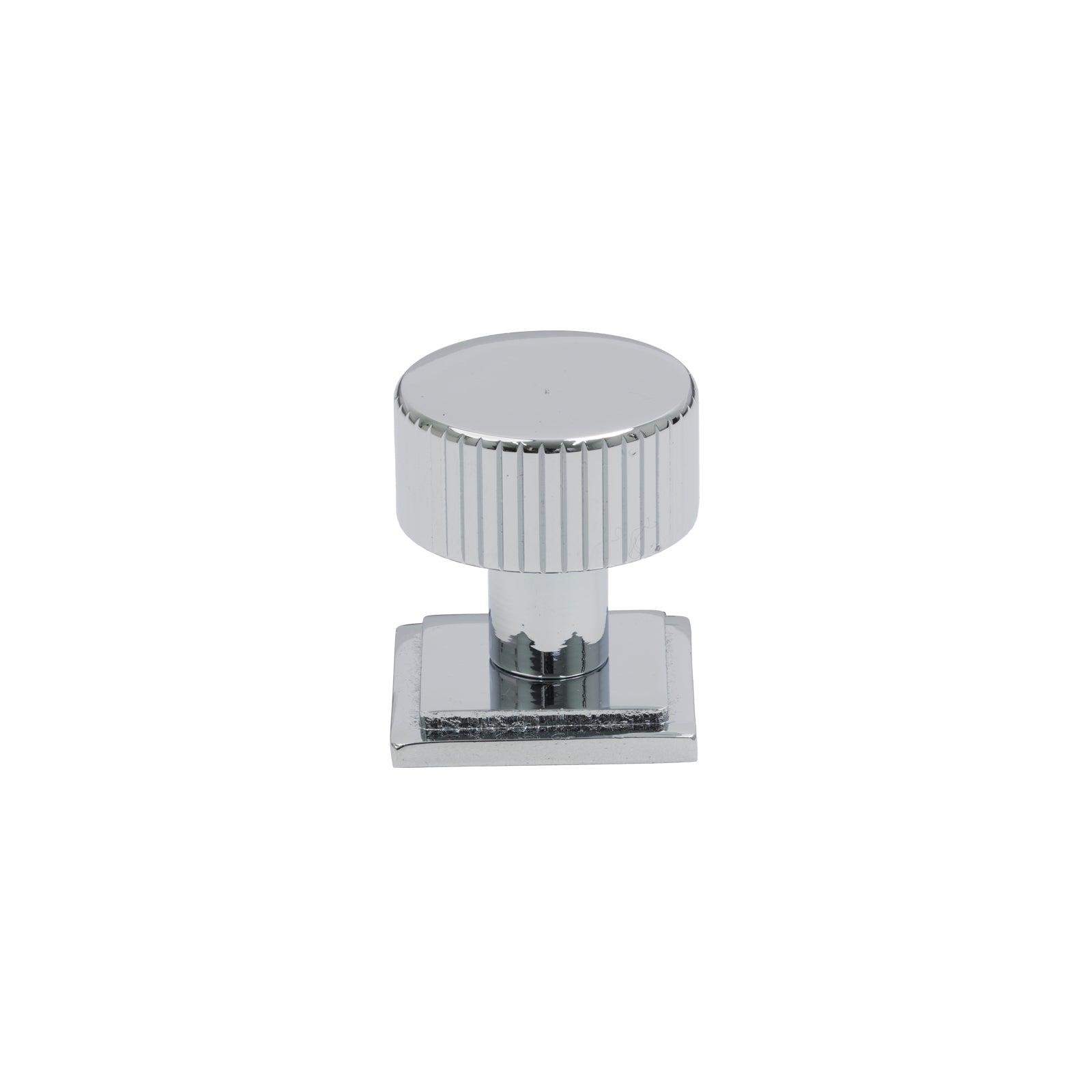 25mm Polished Chrome Judd Cabinet Knob - Square Rose