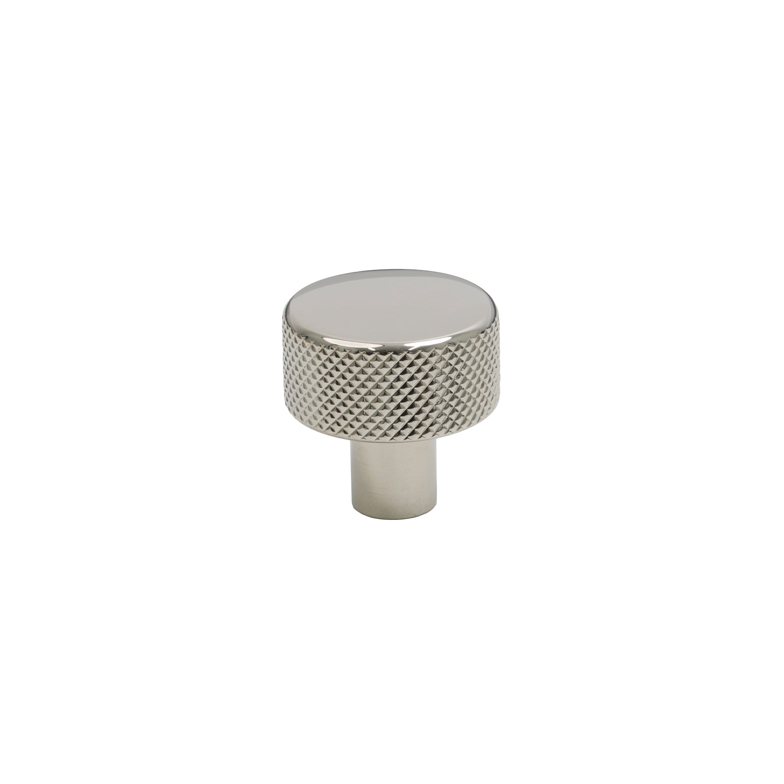 25mm Polished Nickel Brompton Cabinet Knob - No Rose