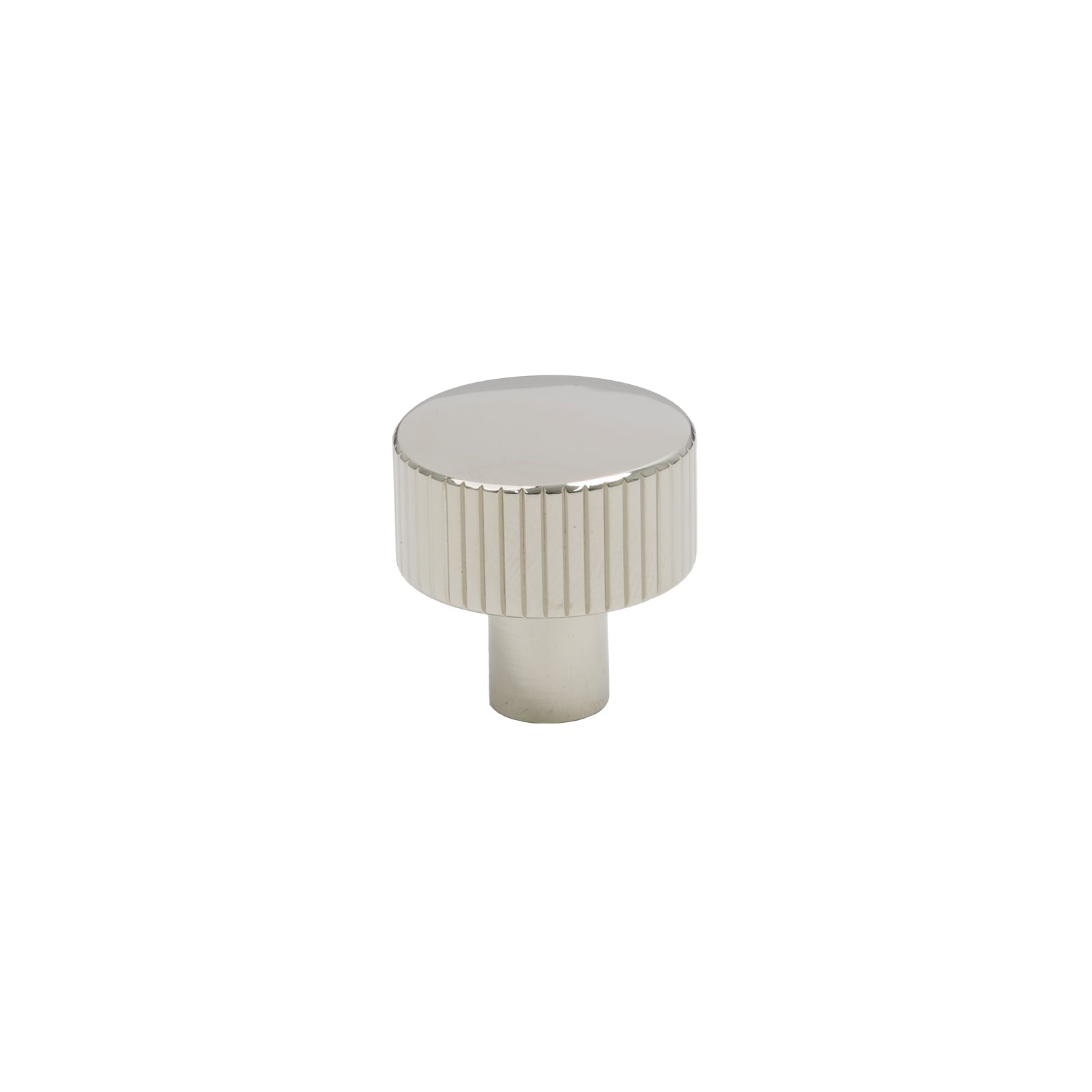 25mm Polished Nickel Judd Cabinet Knob - No Rose