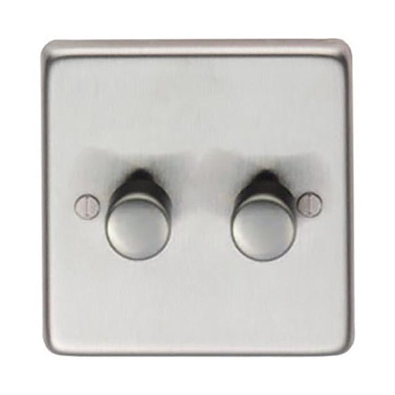 SHOW Image of Double LED Dimmer Switch with Satin Marine Stainless Steel finish