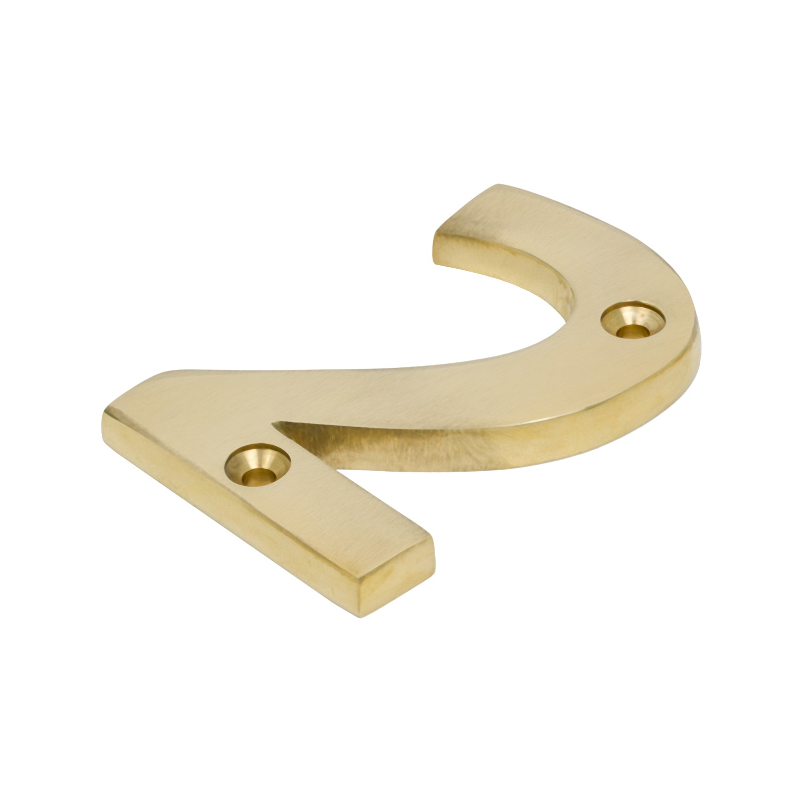 Polished Brass Front Door Numerals