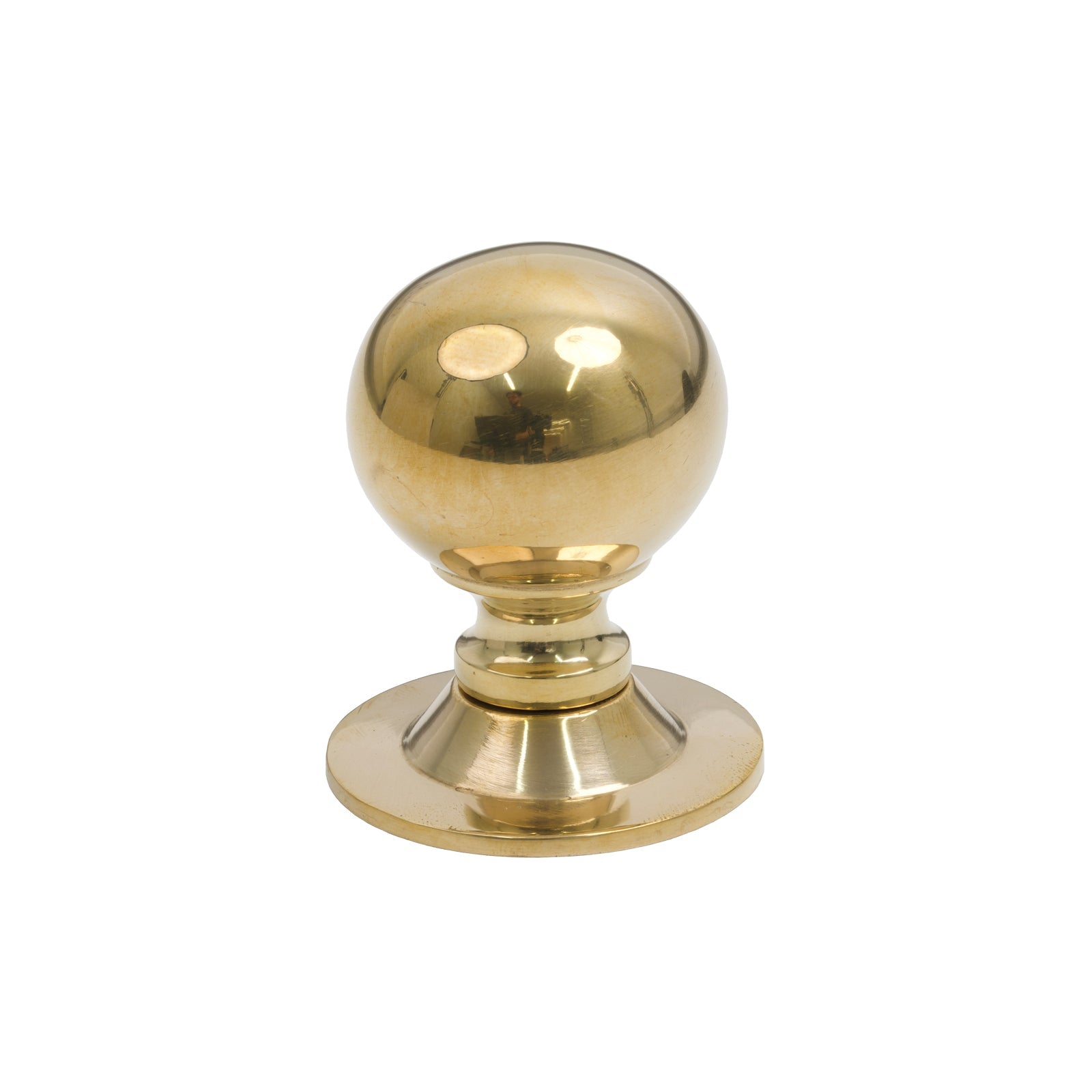 31mm Polished Brass Ball Cabinet Knob