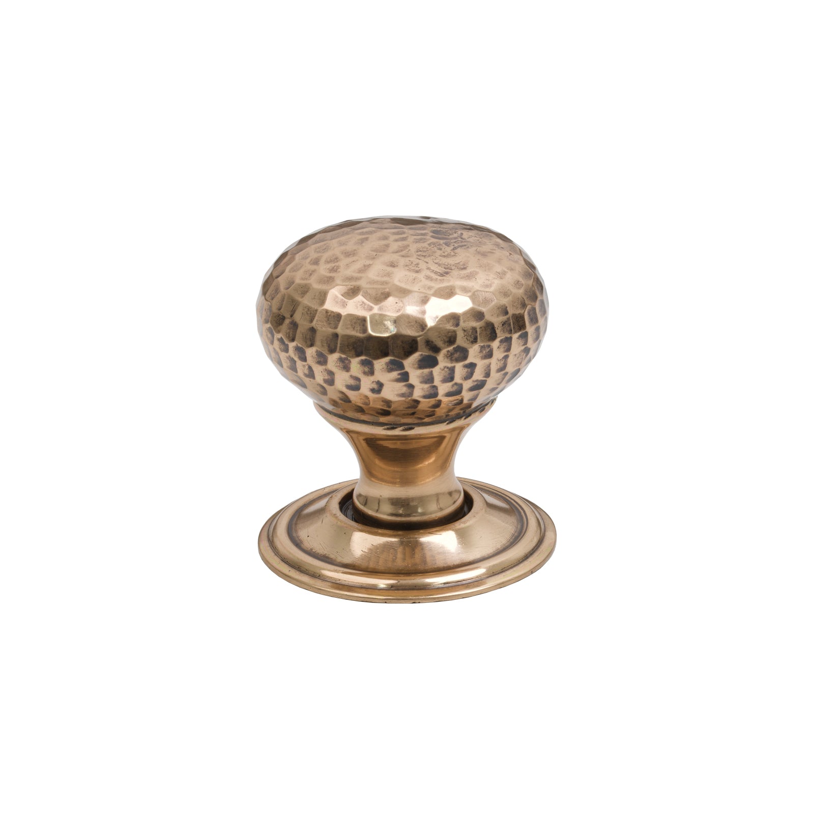 Hammered Mushroom Cabinet Knob