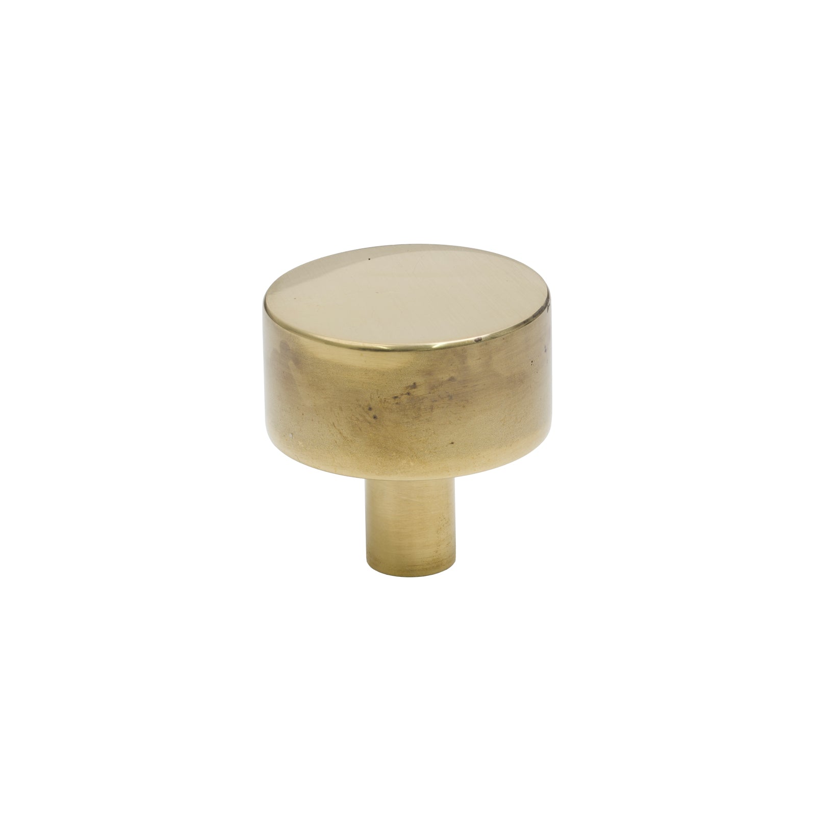 32mm Aged Brass Kelso Cabinet Knob - No Rose