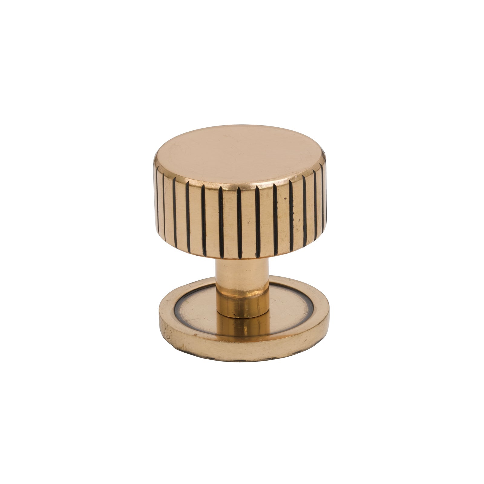 32mm Polished Bronze Judd Cabinet Knob - Round Rose