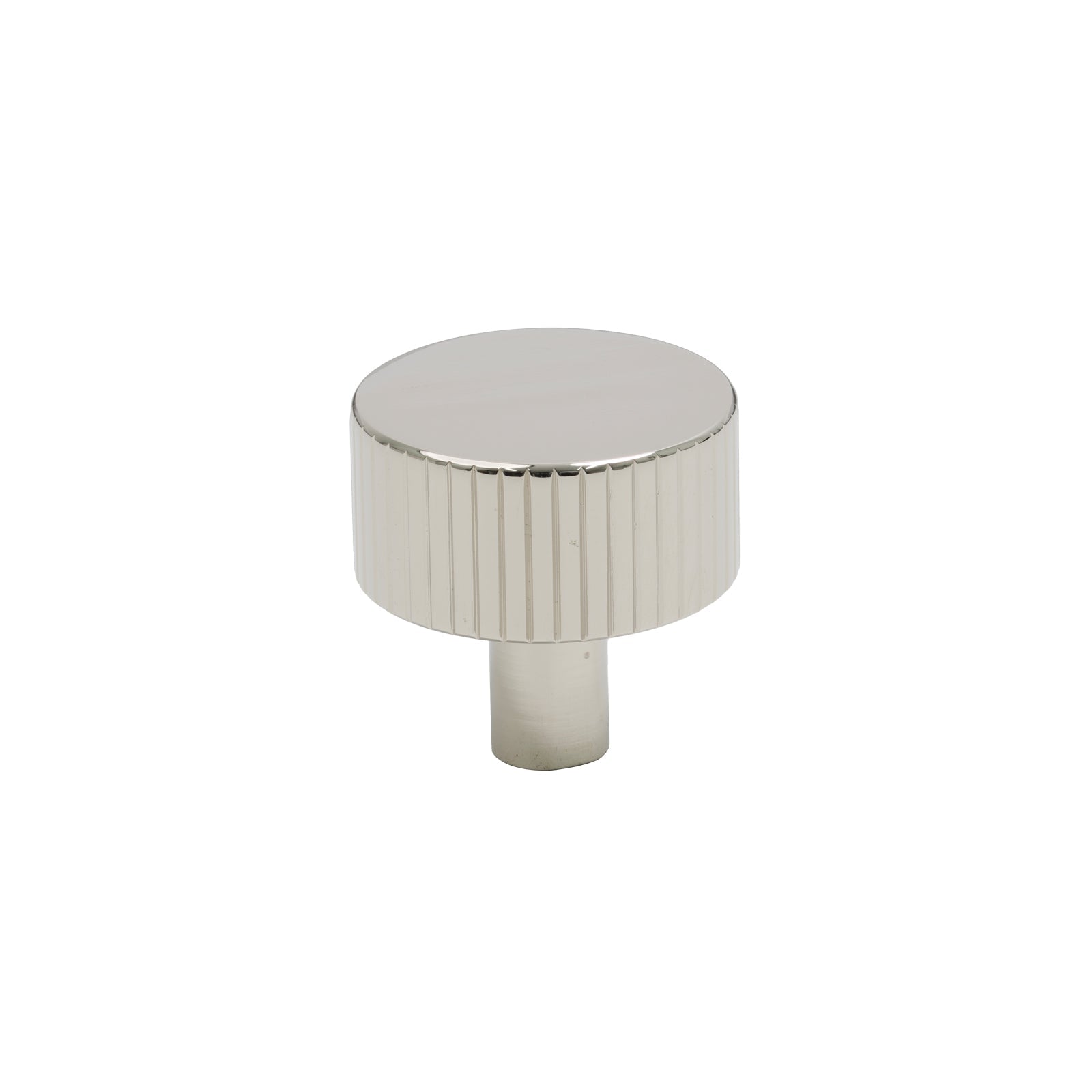 32mm Polished Nickel Judd Cabinet Knob - No Rose