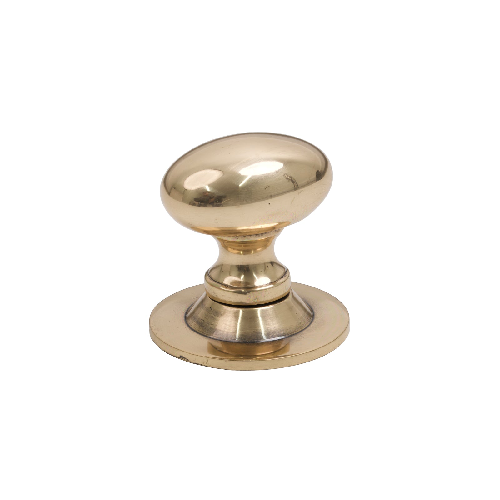 Oval Cabinet Knob on Rose