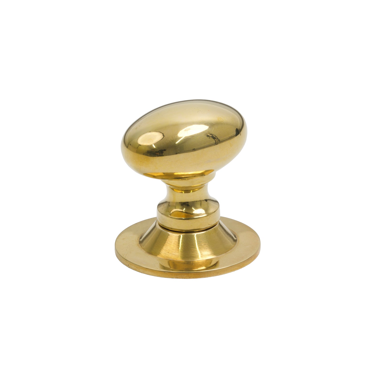 Oval Cabinet Knob on Rose