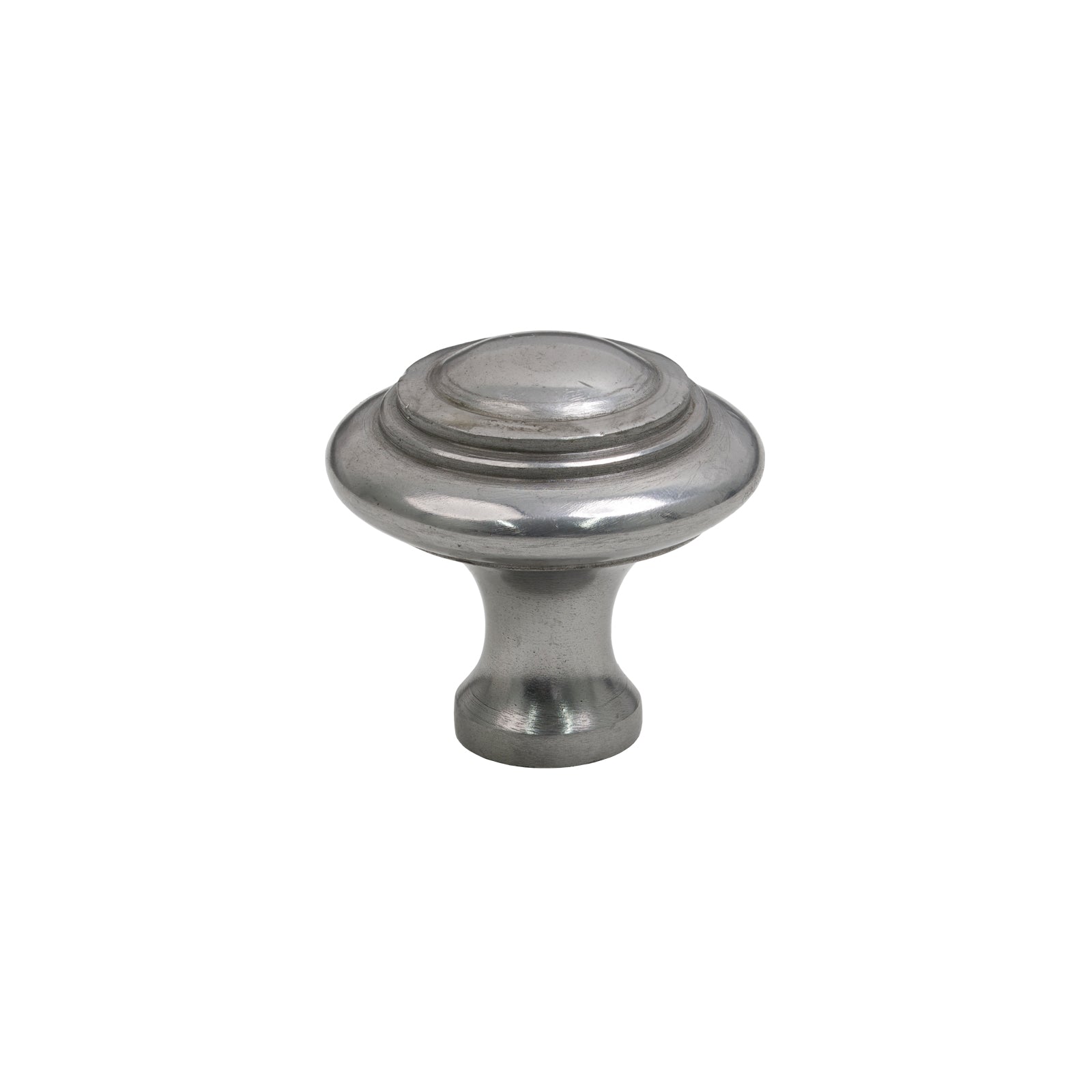 38mm Natural Smooth Ringed Cabinet Knob