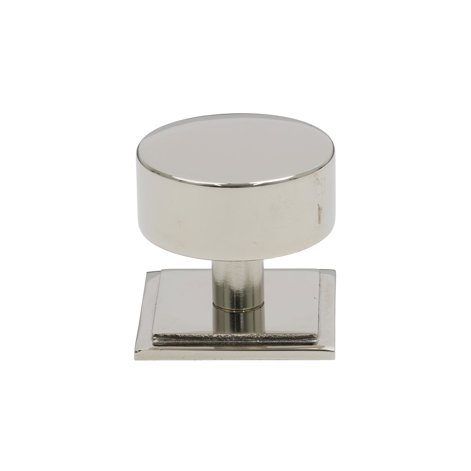 38mm Polished Nickel Kelso Cabinet Knob - Square Rose