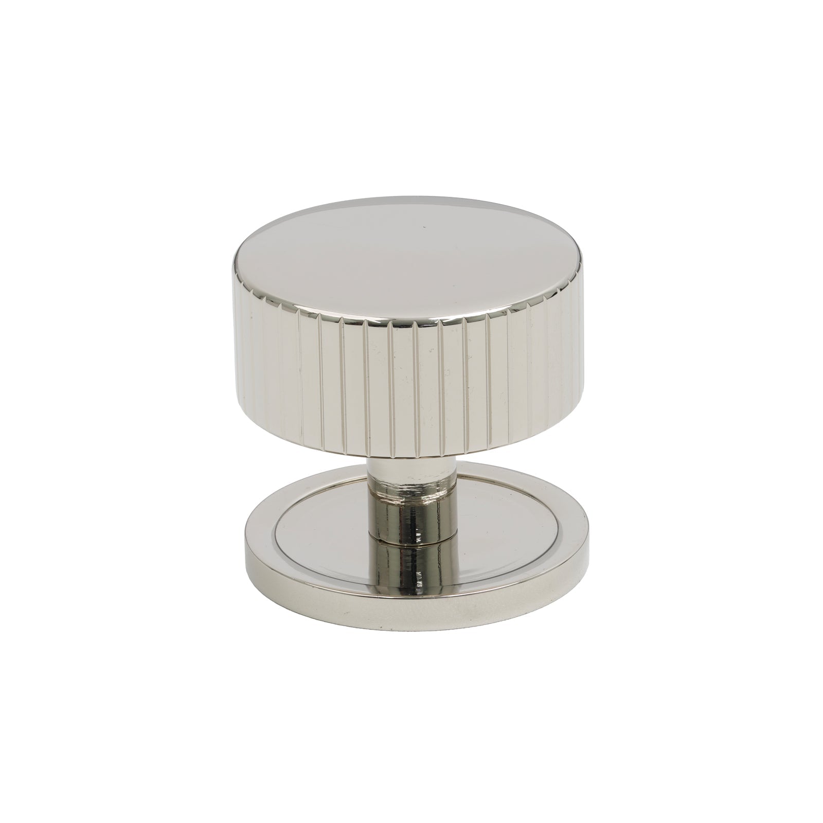 38mm Polished Nickel Judd Cabinet Knob - Round Rose