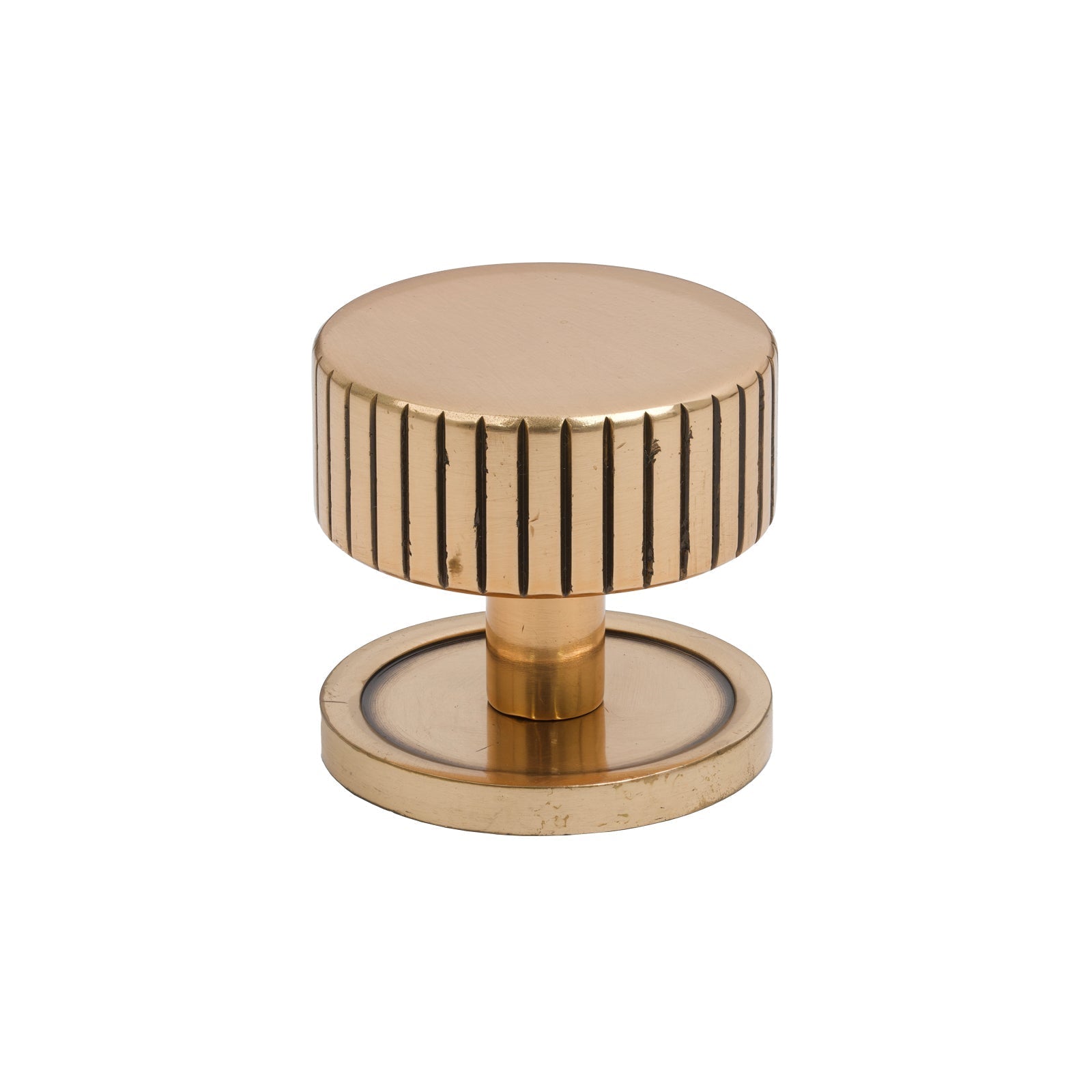 38mm Polished Bronze Judd Cabinet Knob - Round Rose