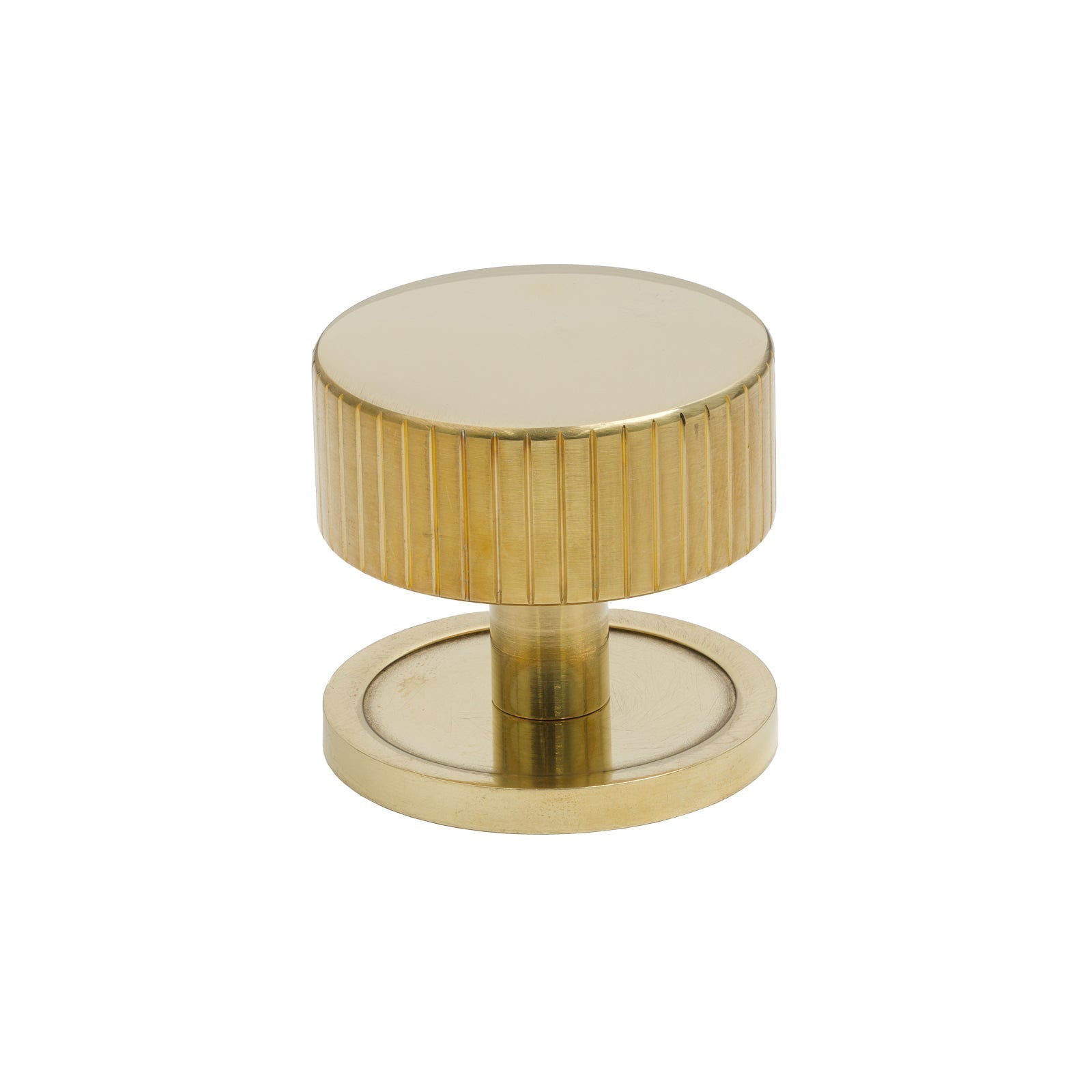 38mm Polished Brass Judd Cabinet Knob - Round Rose