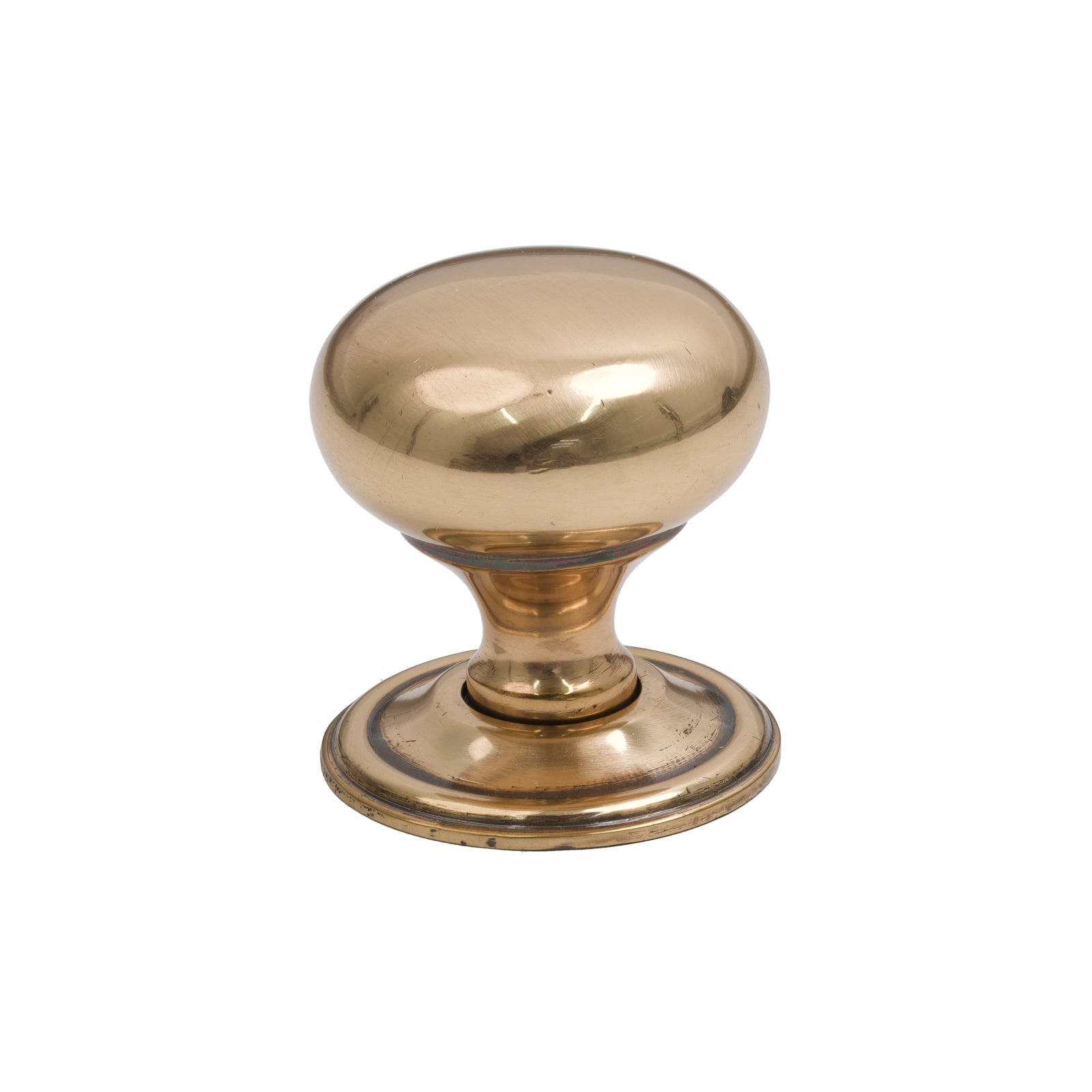 38mm Polished Bronze Mushroom Cabinet Knob