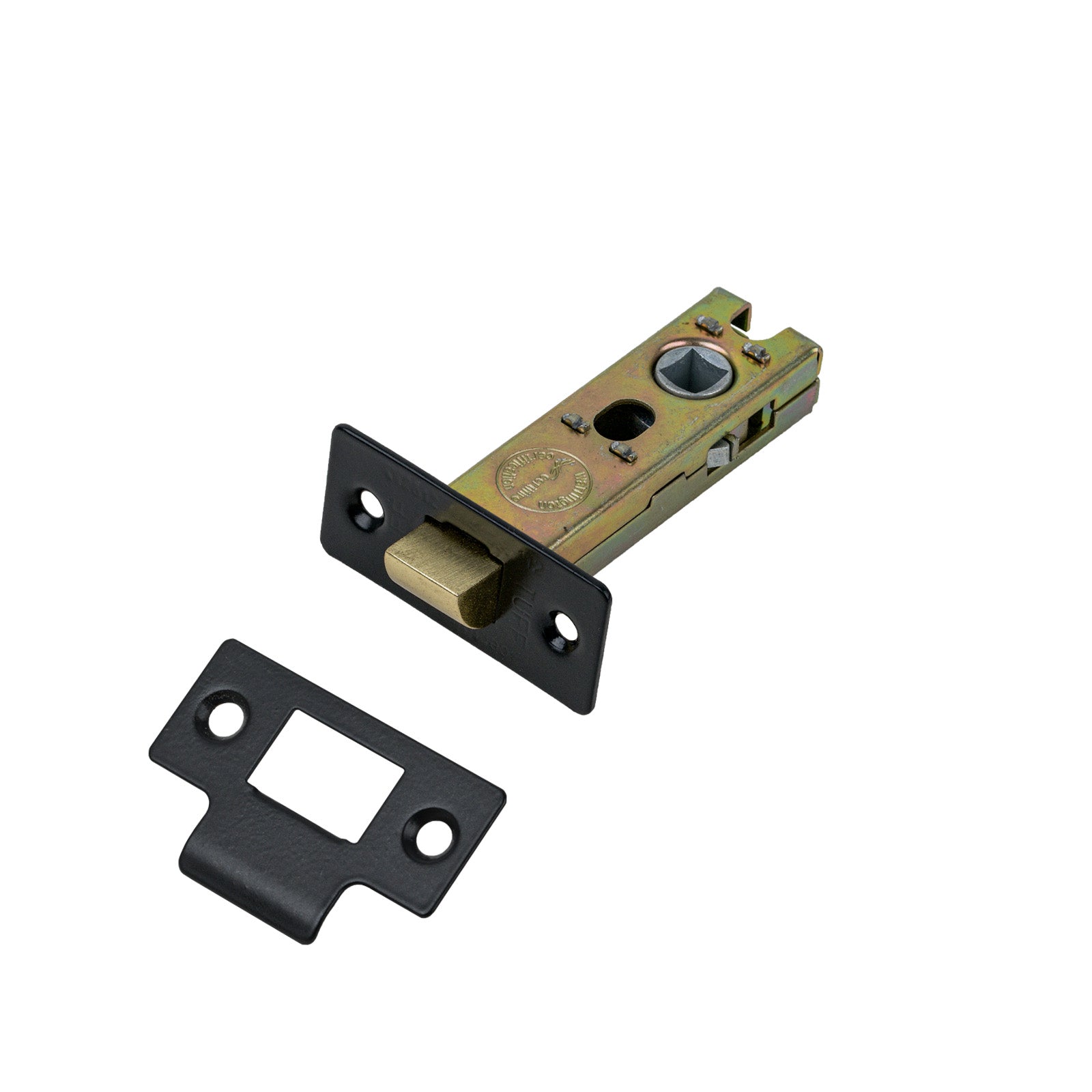 SHOW Image of Matt Black 3 Inch Tubular Latch