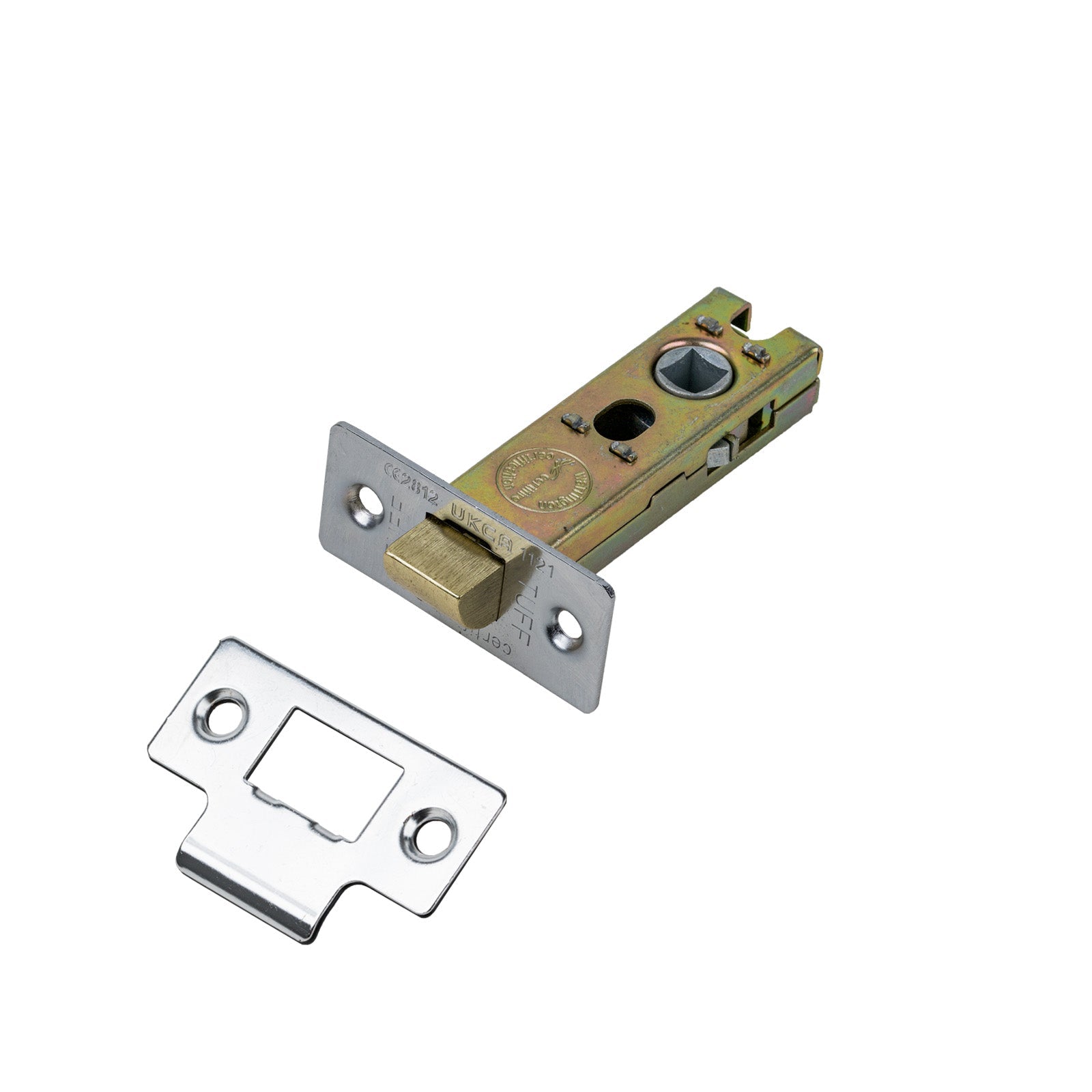 SHOW Image of Polished Chrome 3 Inch Tubular Latch