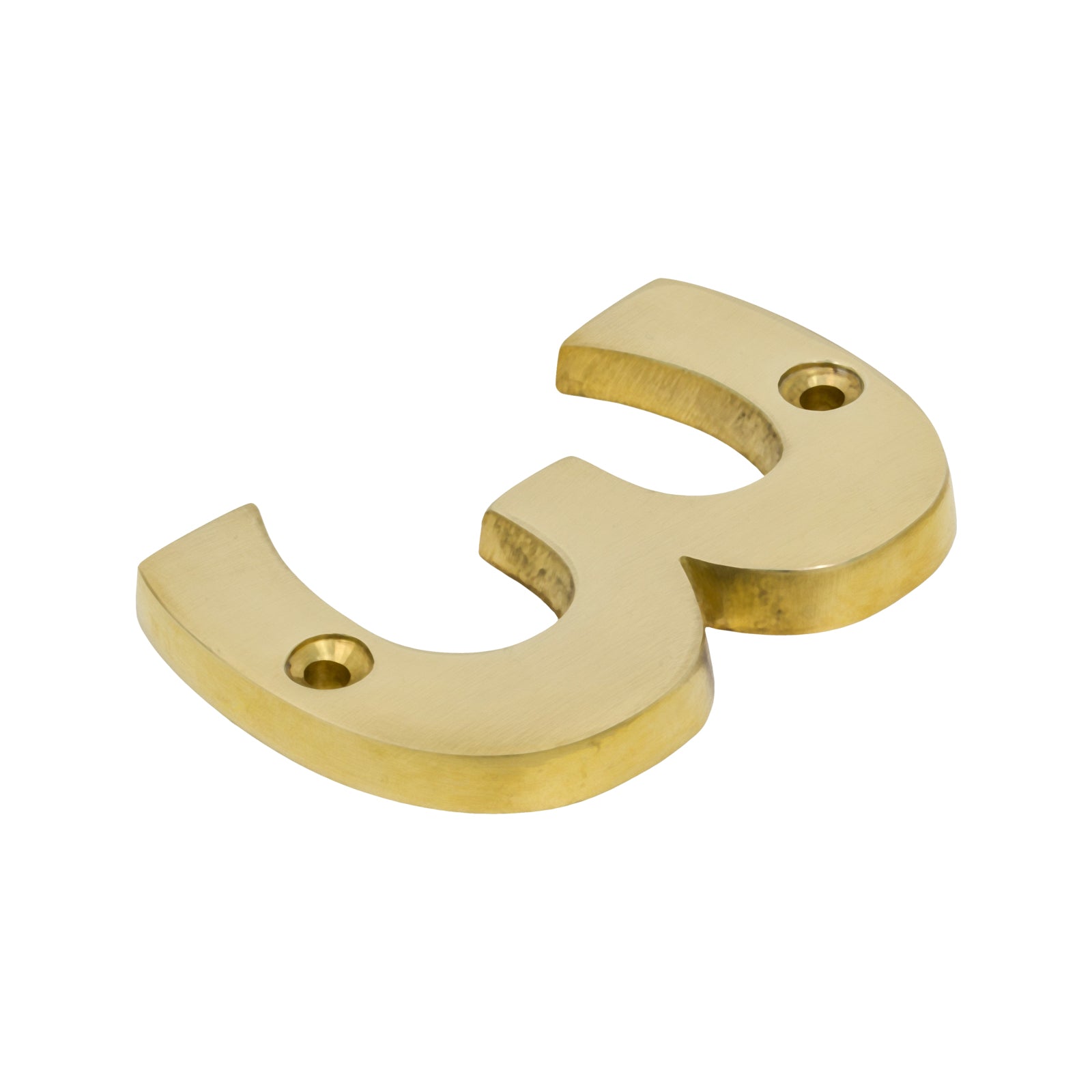 Polished Brass Front Door Numerals