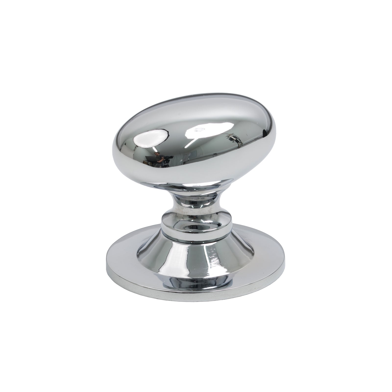 Oval Cabinet Knob on Rose