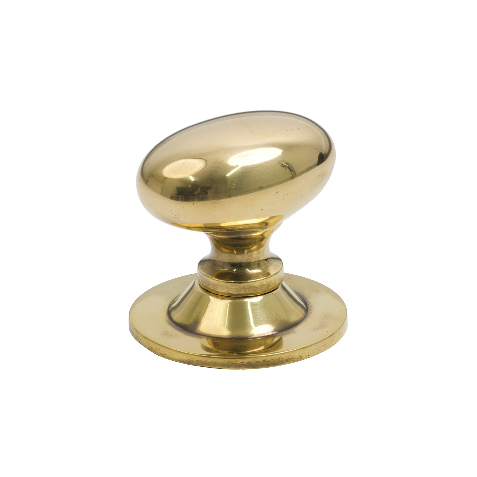 Oval Cabinet Knob on Rose