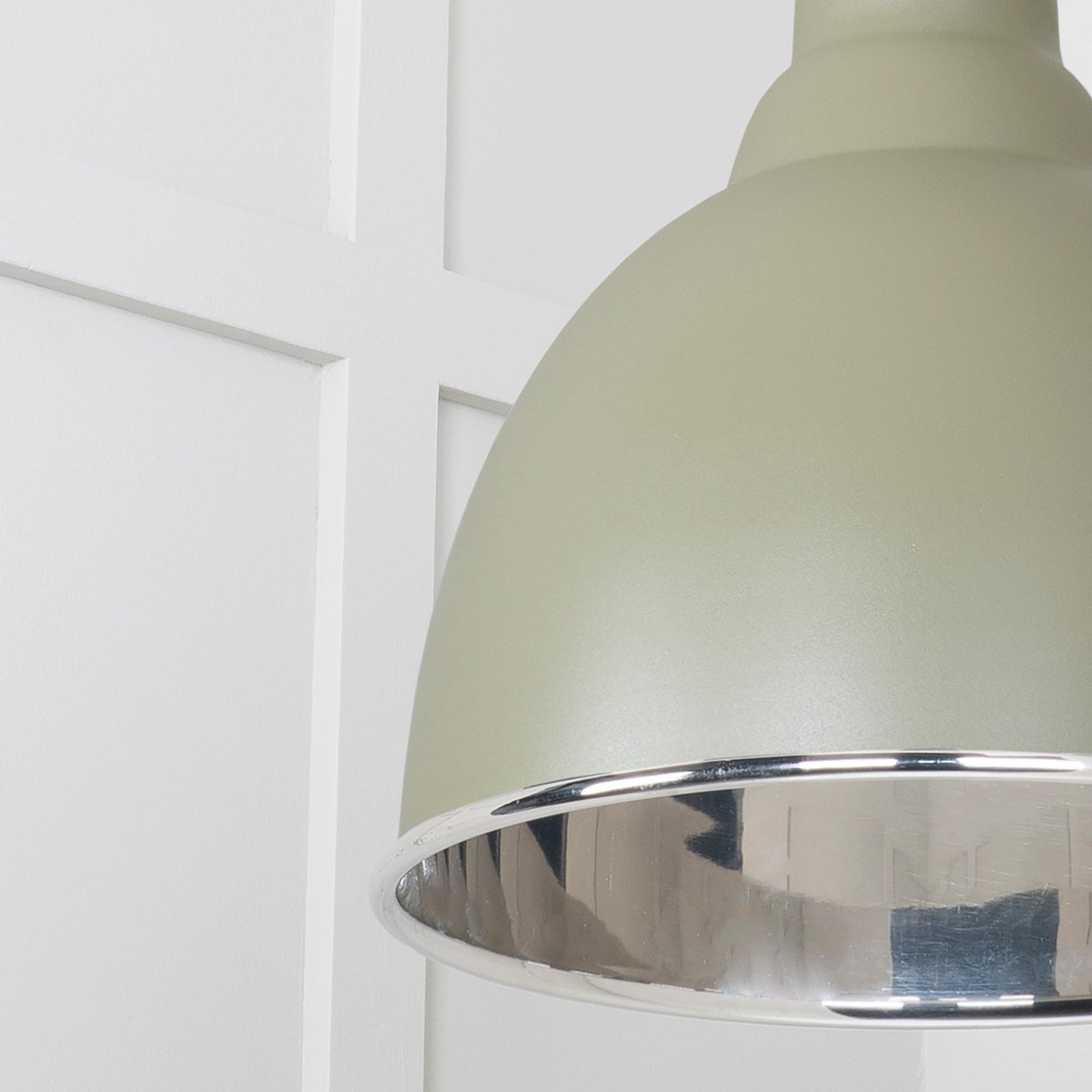 SHOW Close Up image of Brindley Ceiling Light in Tump In Hammered Nickel