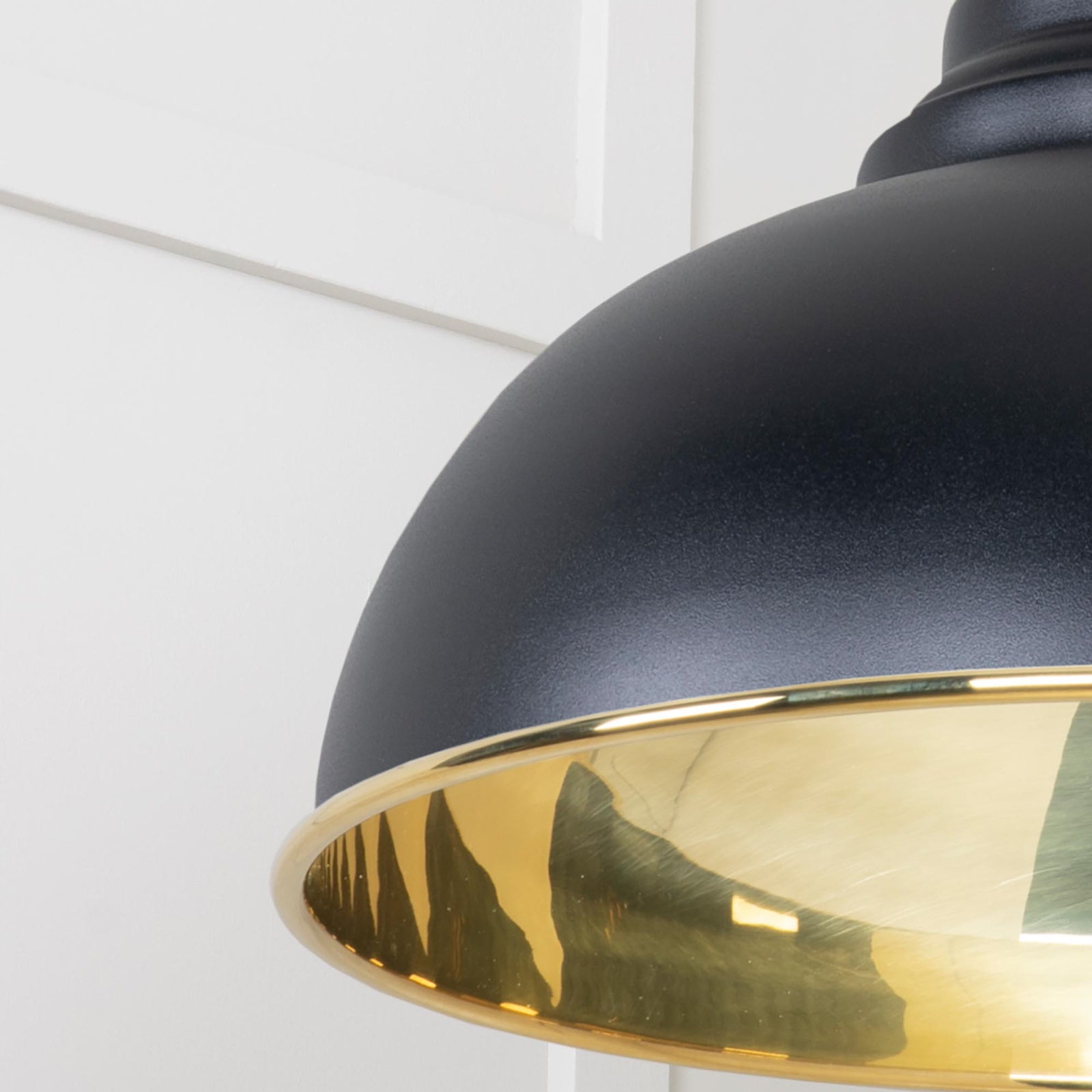 SHOW Close Up Image of Harborne Ceiling Light in Elan Black