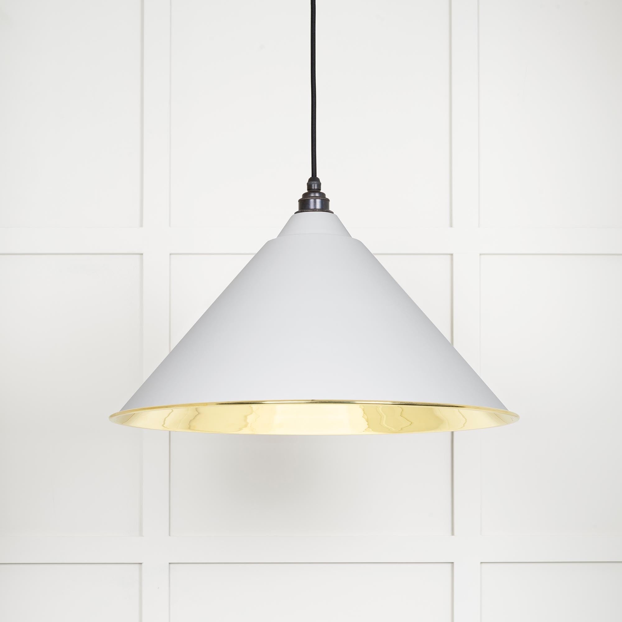 Image of Hockley Ceiling Light in Flock