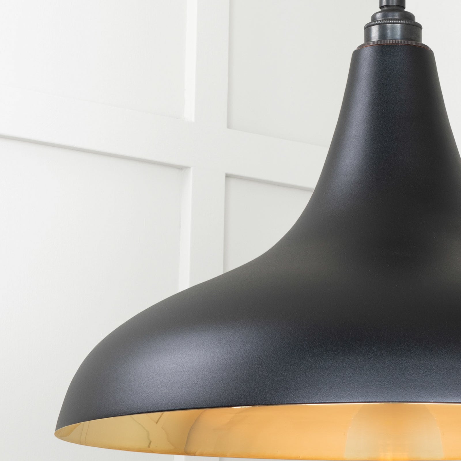 SHOW Close Up Image of Frankley Ceiling Light in Elan Black