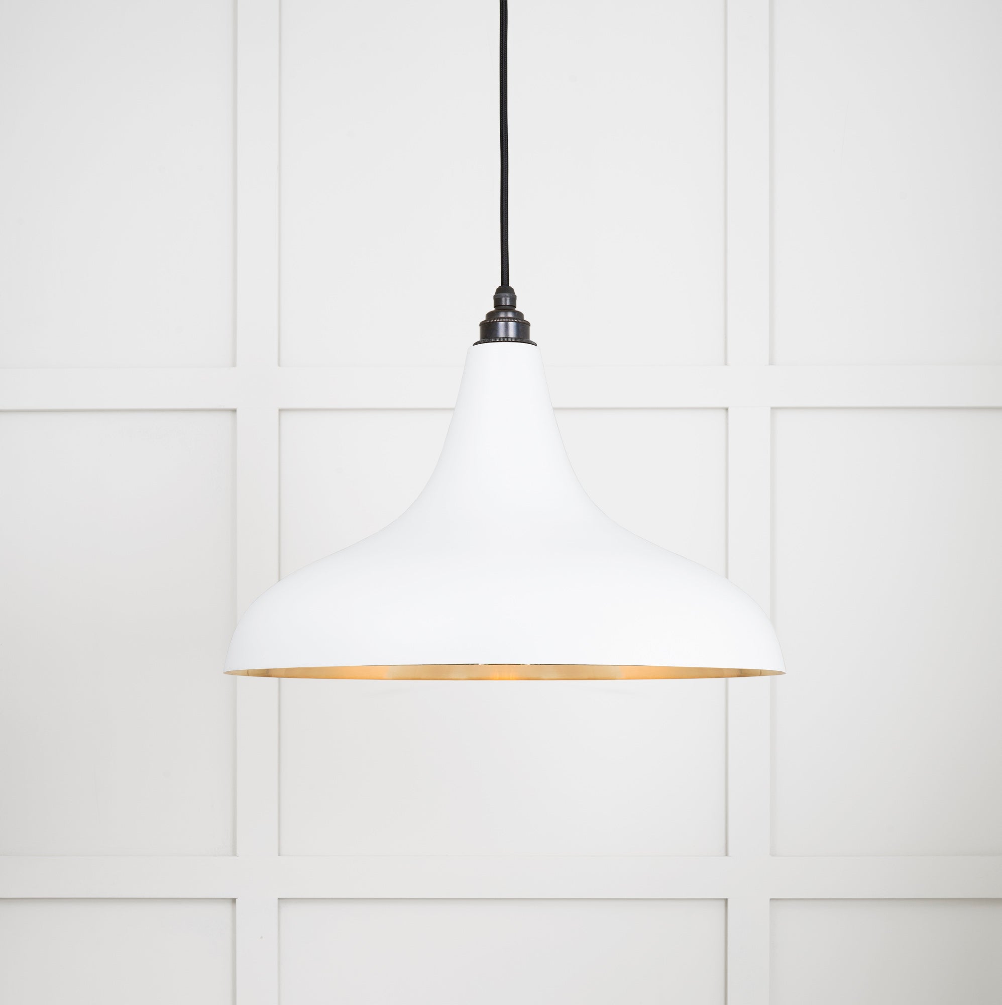 Image of Frankley Ceiling Light in Flock