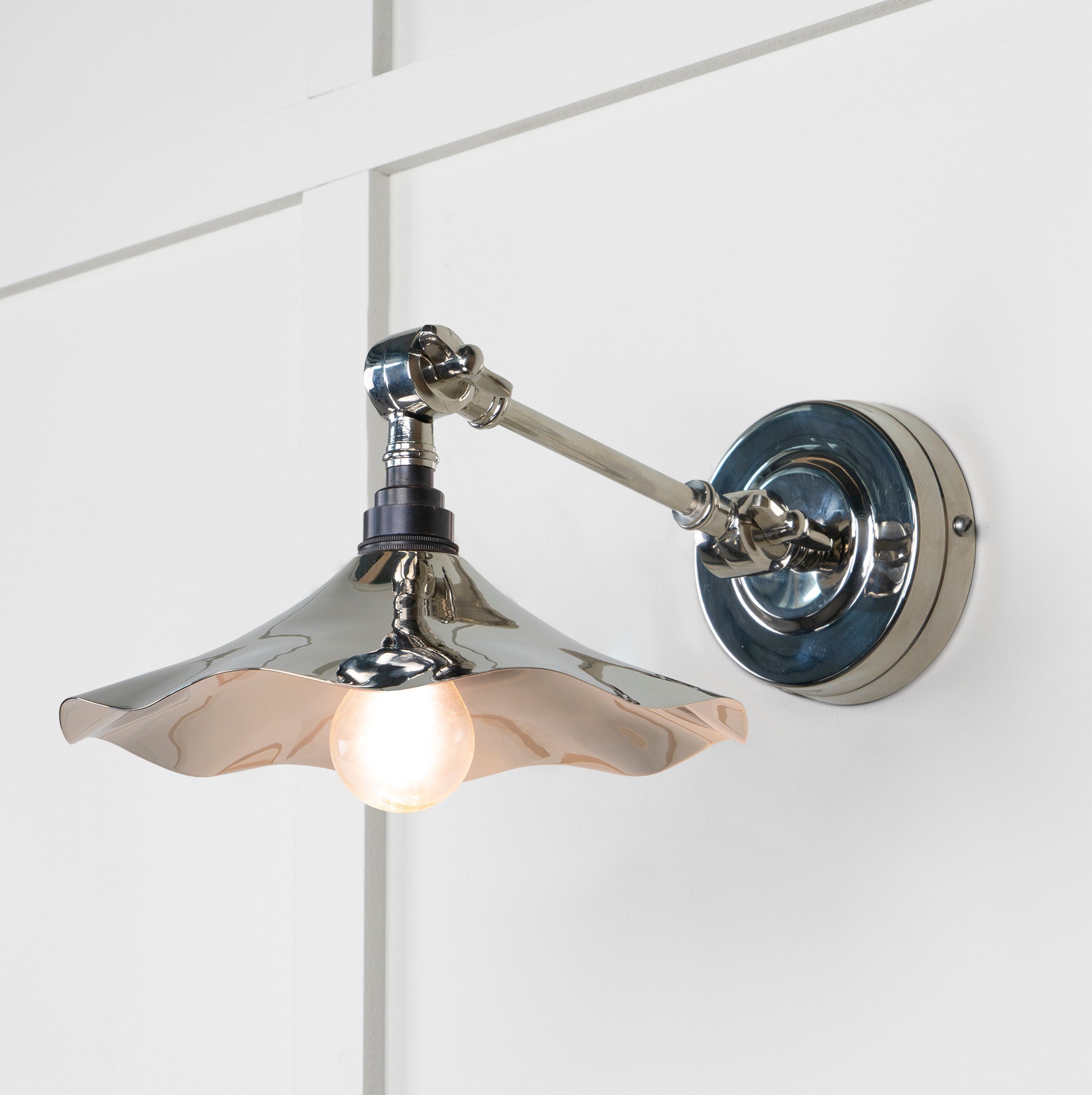 Image of Flora Wall Light in Nickel