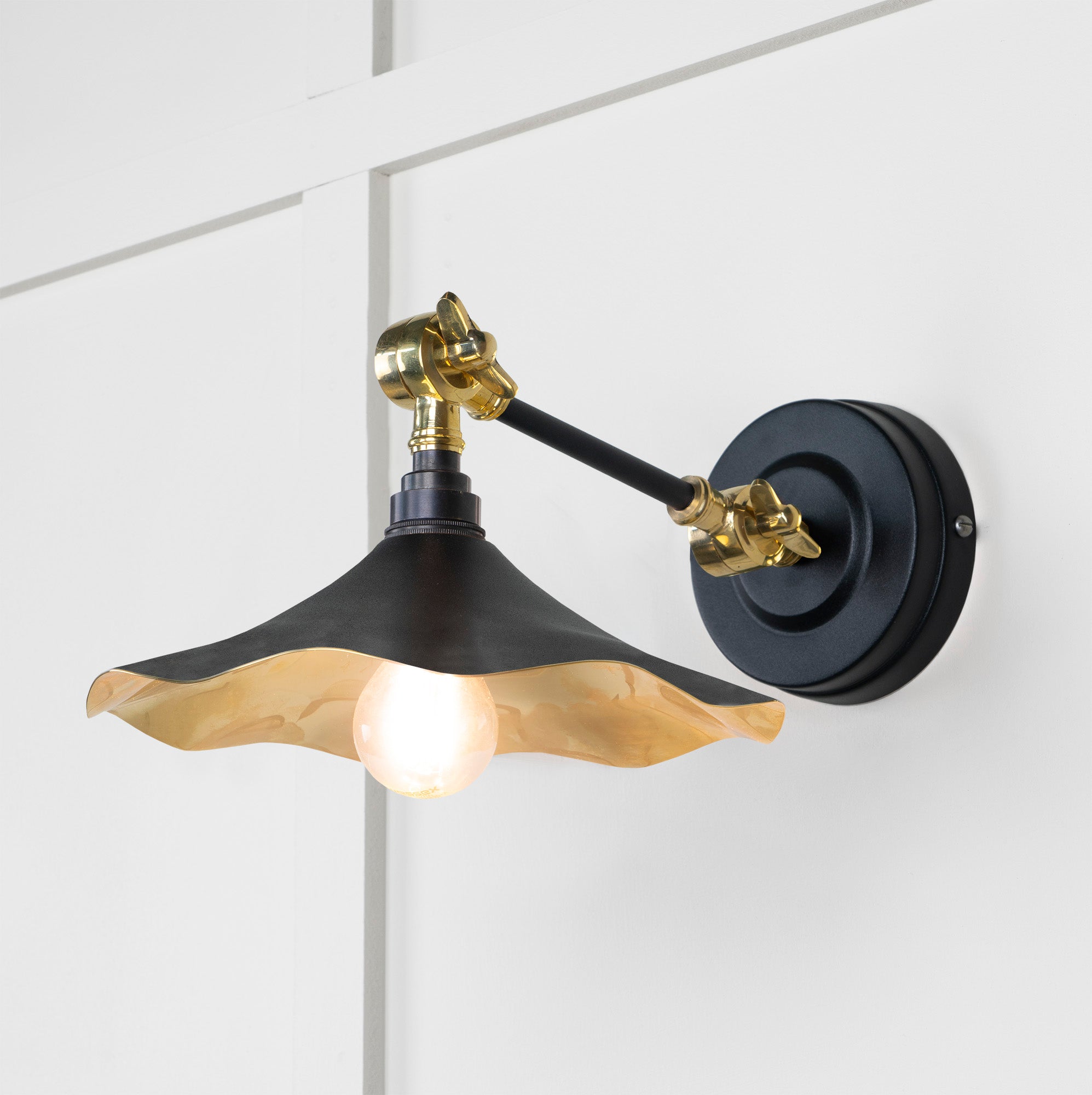 Image of Flora Wall Light in Elan Black