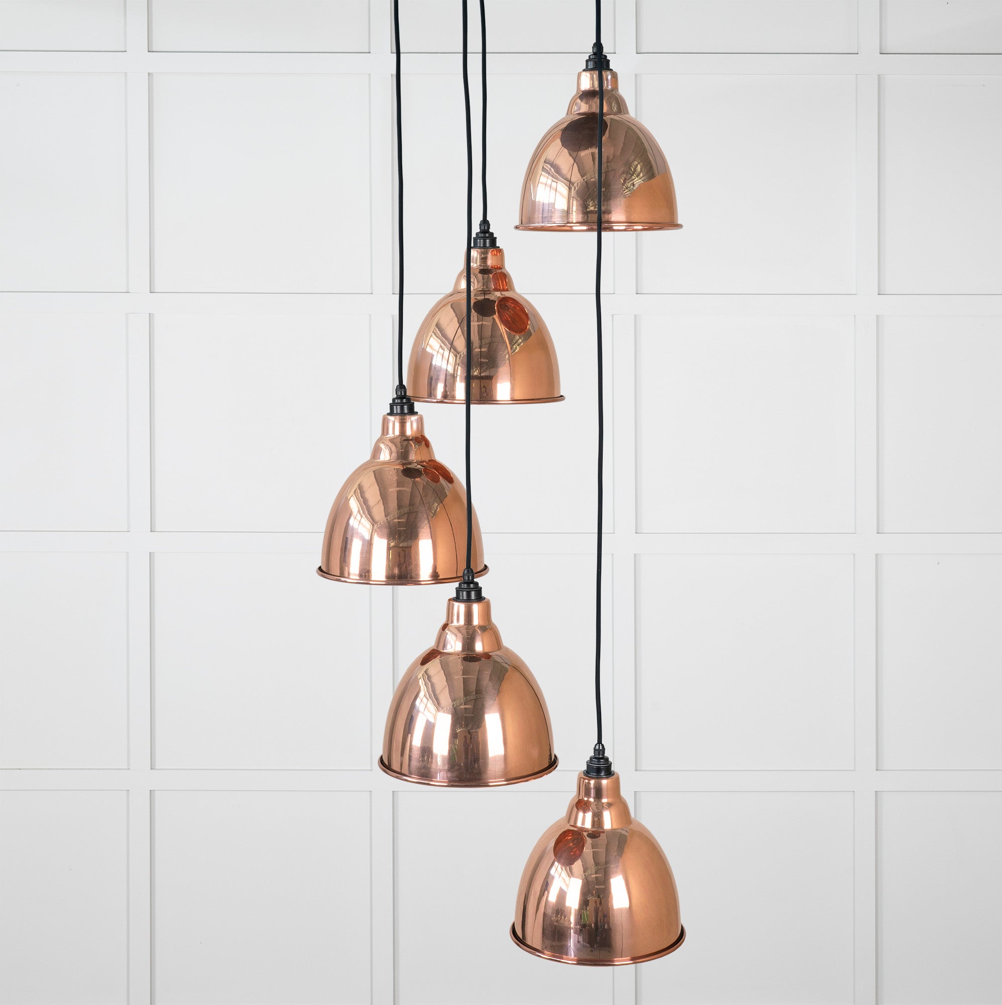 Image Of Brindley Cluster Light in Copper