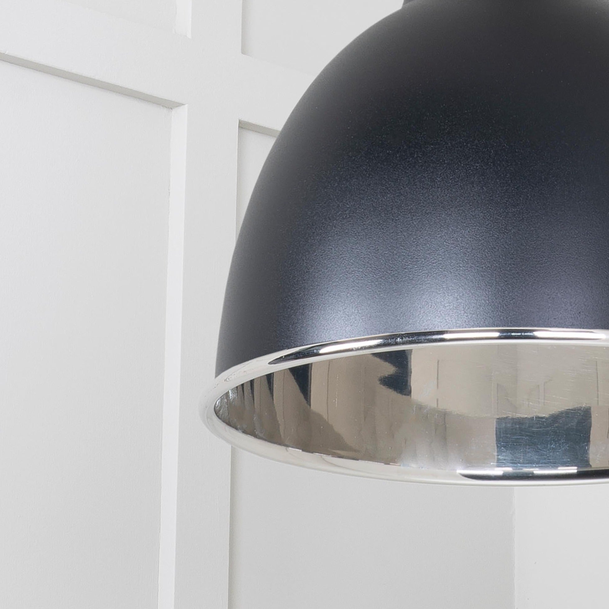  SHOW Close Up Image of Brindley Cluster Light in Elan Black in Smooth Nickel