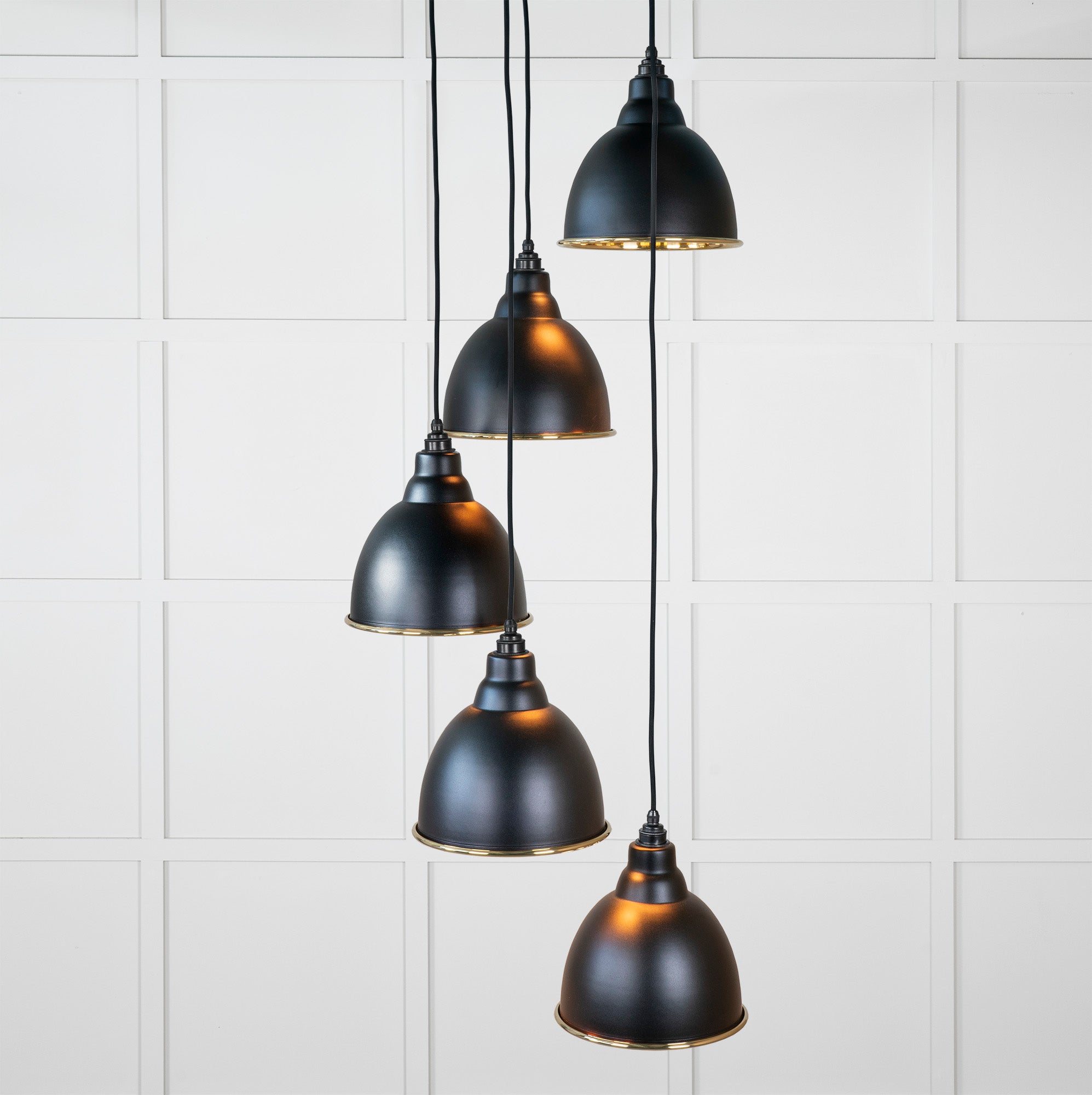 Image Of Brindley Cluster Light in Elan Black