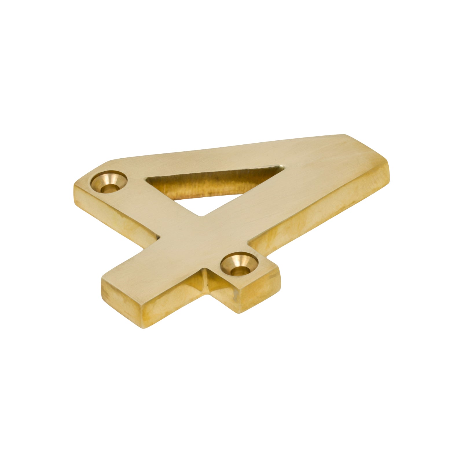 Polished Brass Front Door Numerals