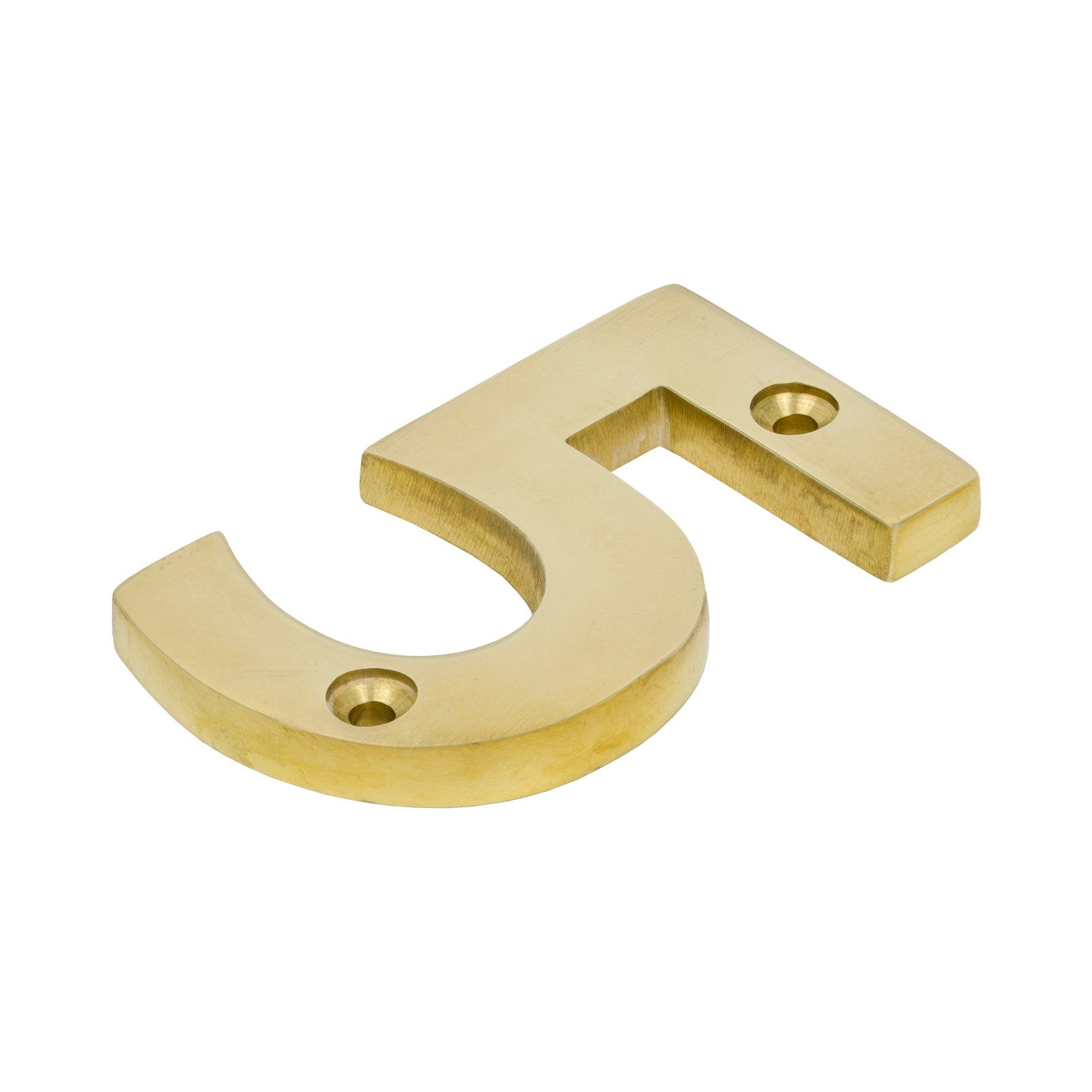 Polished Brass Front Door Numerals