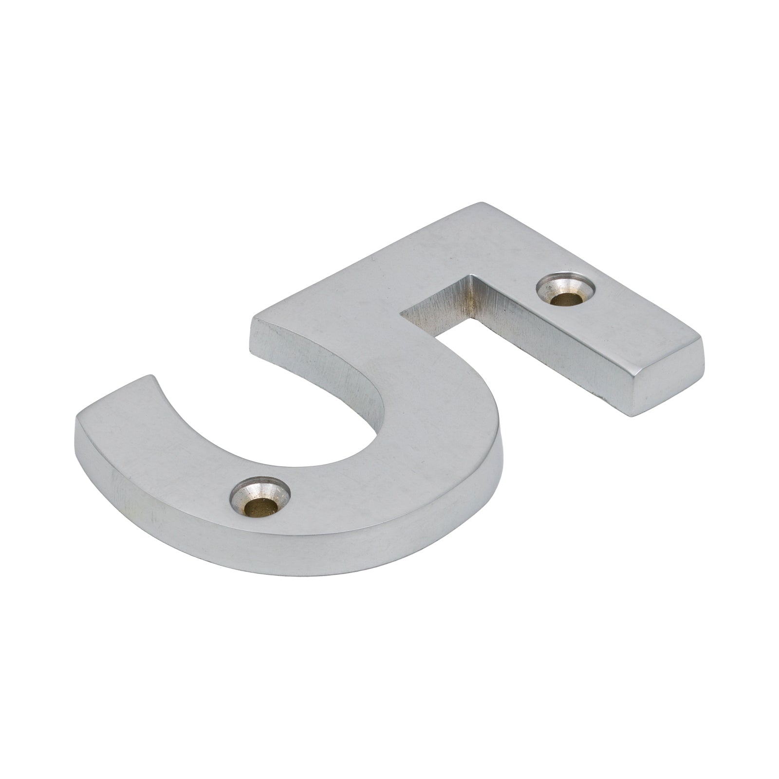 Satin Chrome Front Door Numerals