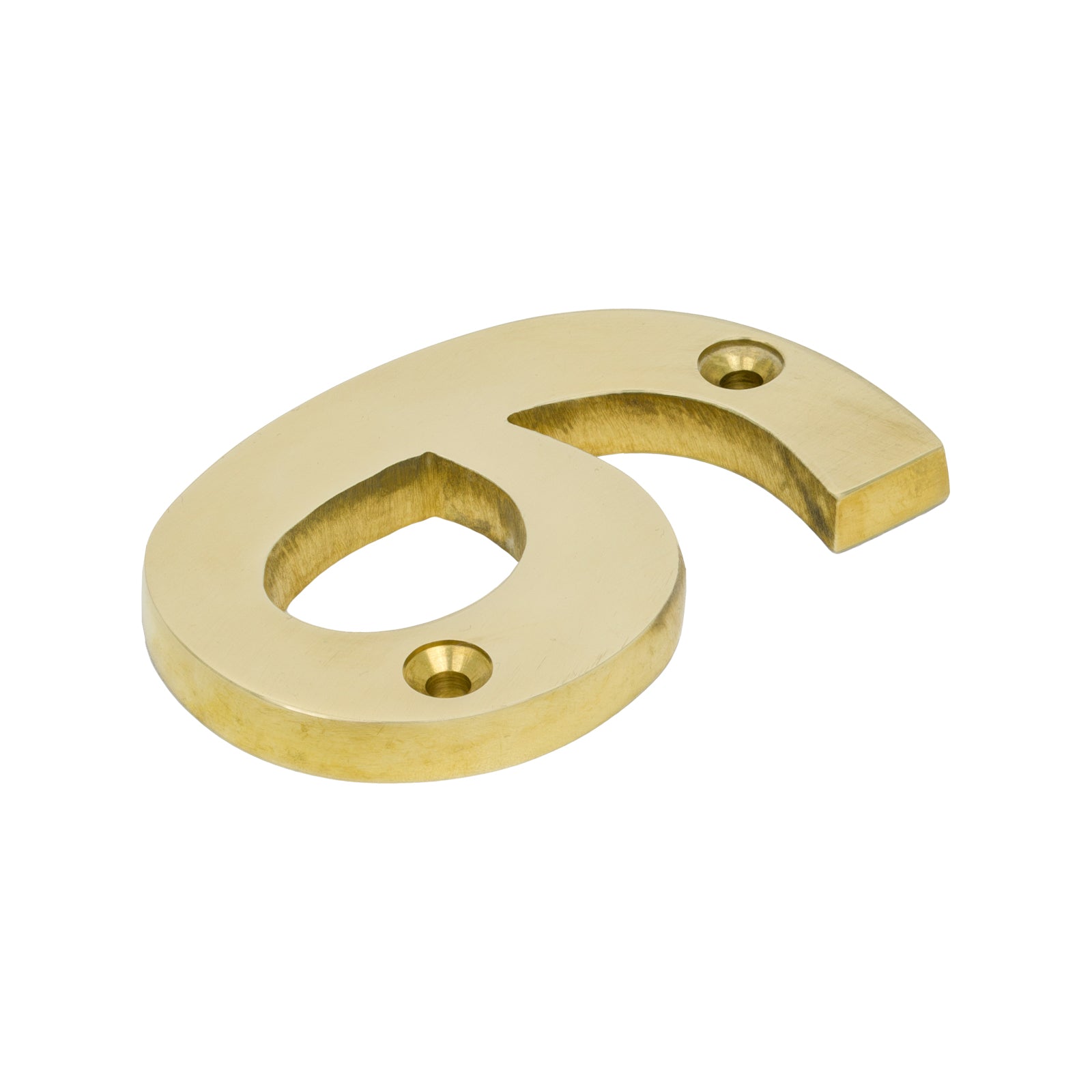 Polished Brass Front Door Numerals