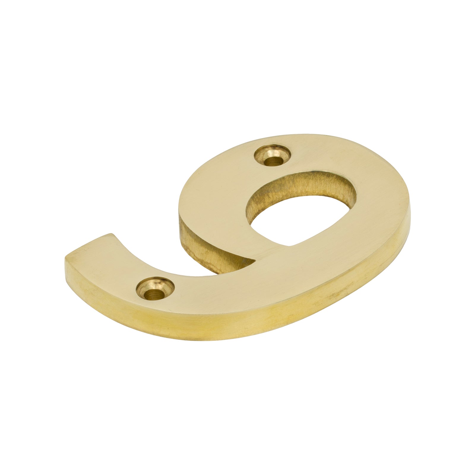 Polished Brass Front Door Numerals