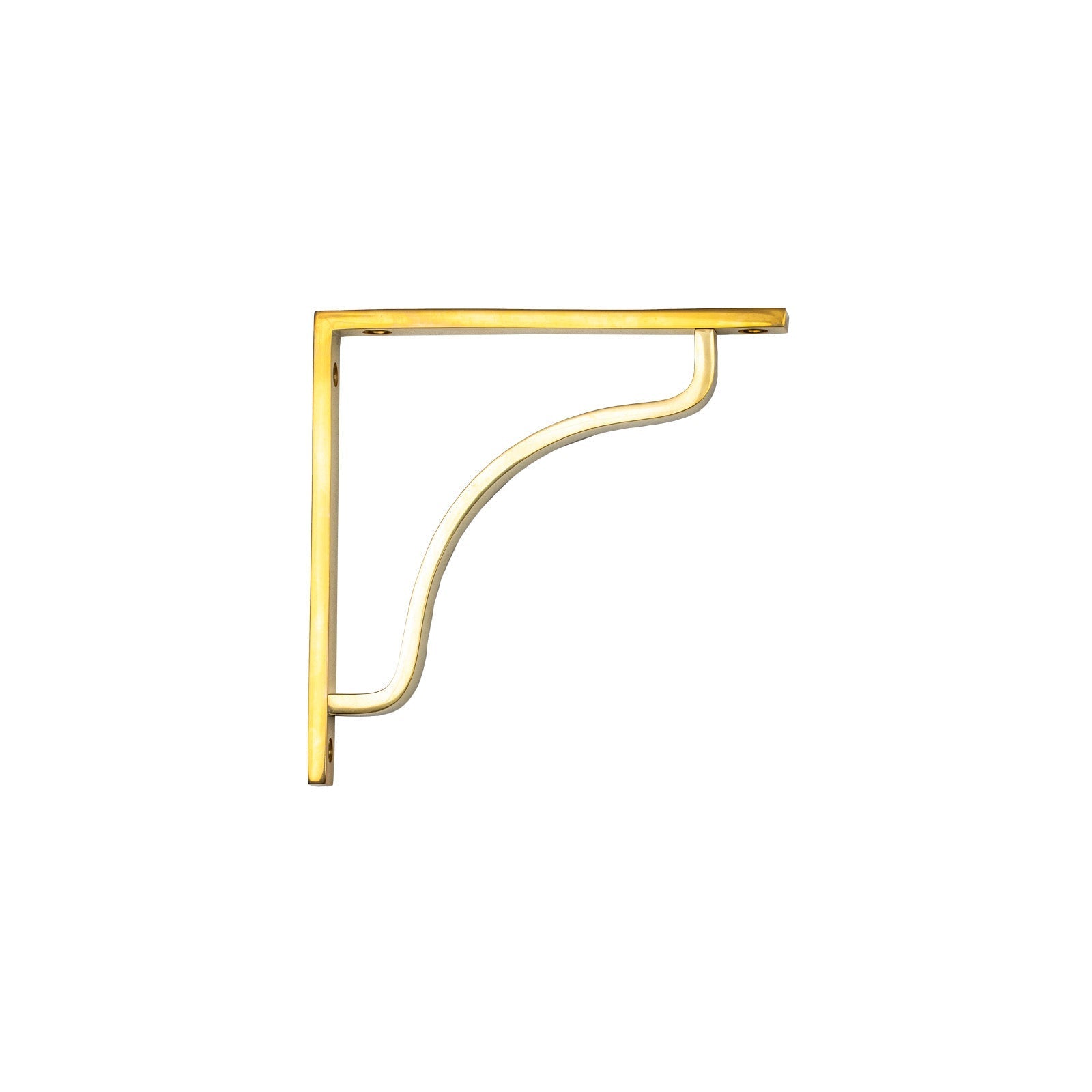 150mm Polished Brass Abingdon Shelf Bracket