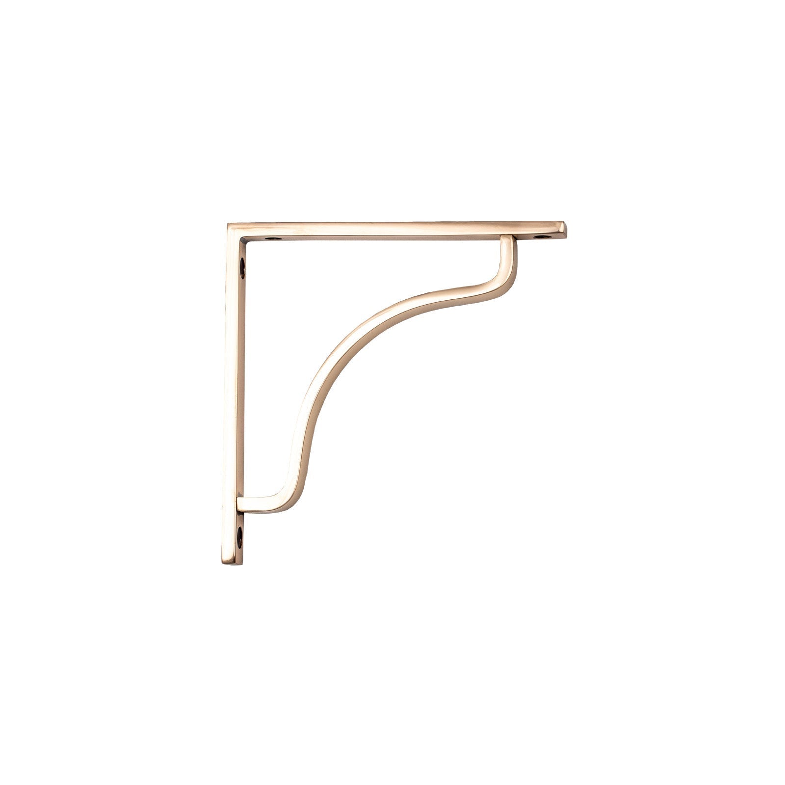 150mm Polished Bronze Abingdon Shelf Bracket