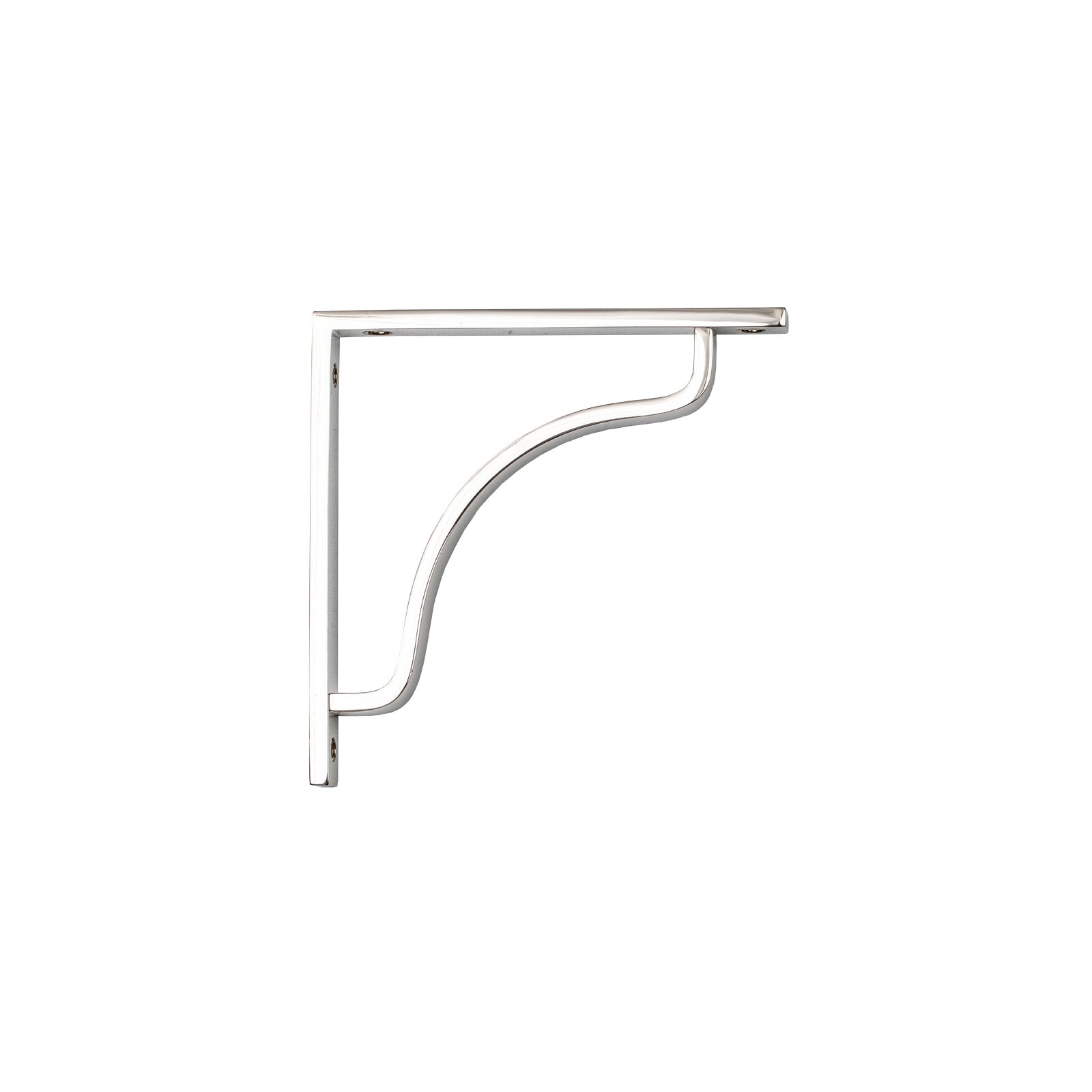 150mm Polished Nickel Abingdon Shelf Bracket