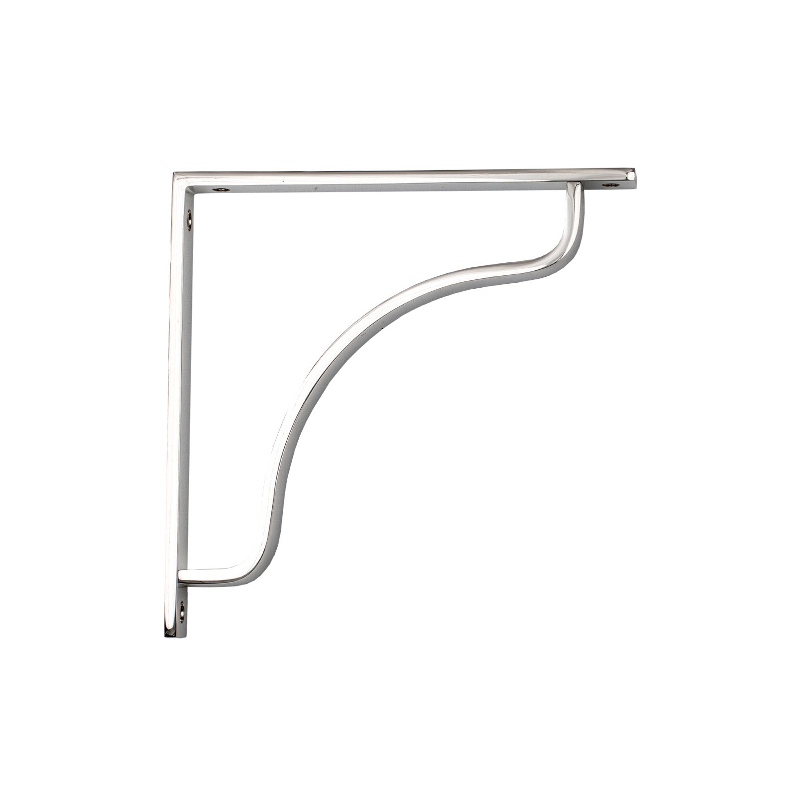 200mm Polished Nickel Abingdon Shelf Bracket