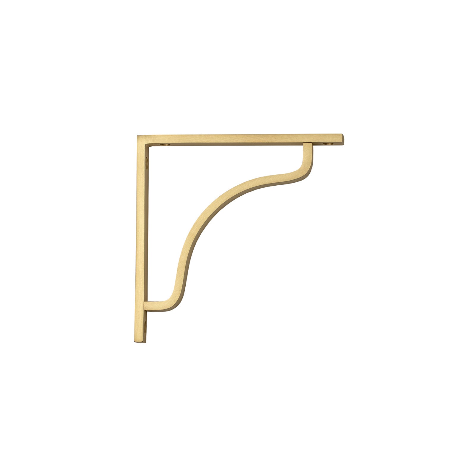 150mm Satin Brass Abingdon Shelf Bracket