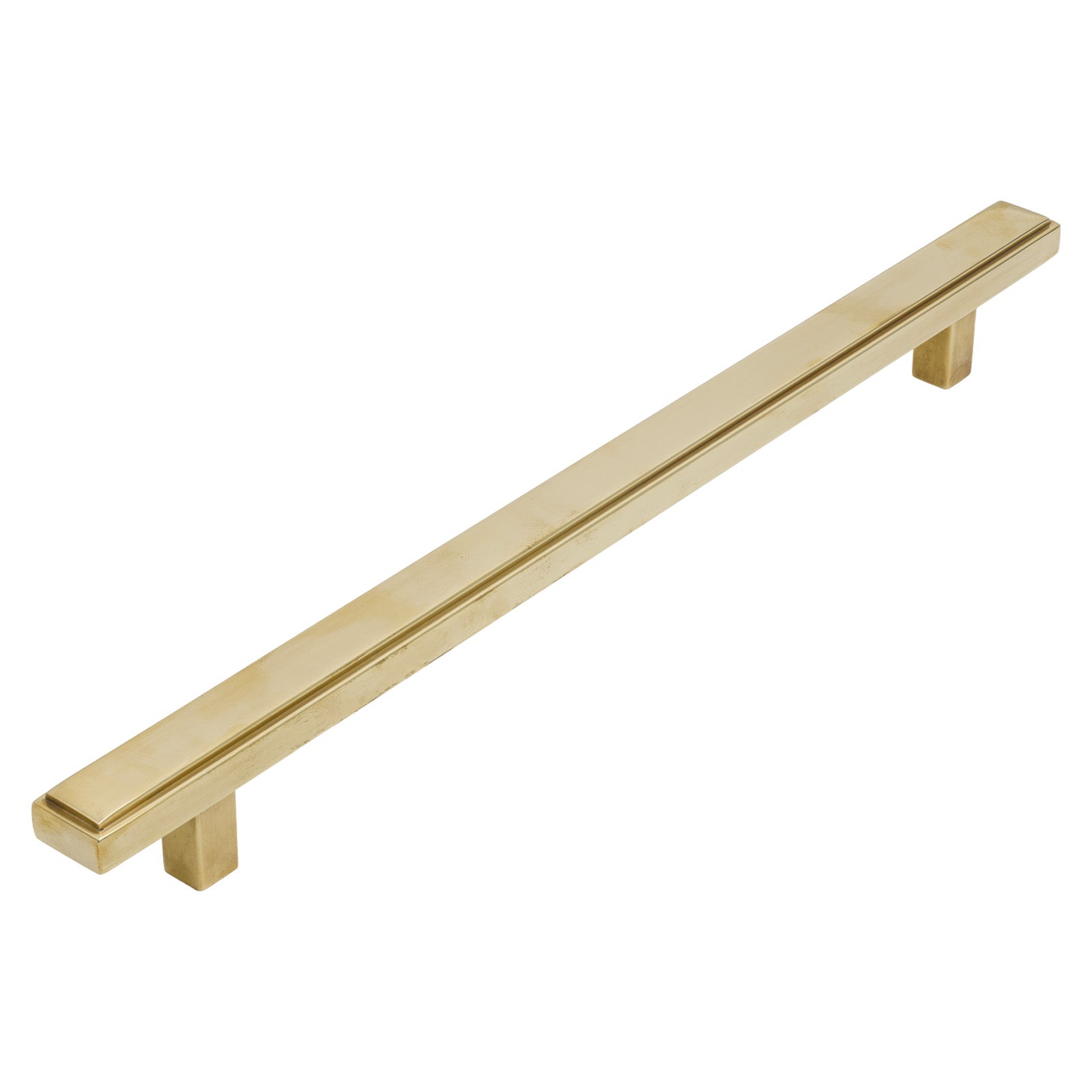 284mm Aged Brass Scully Pull Handle